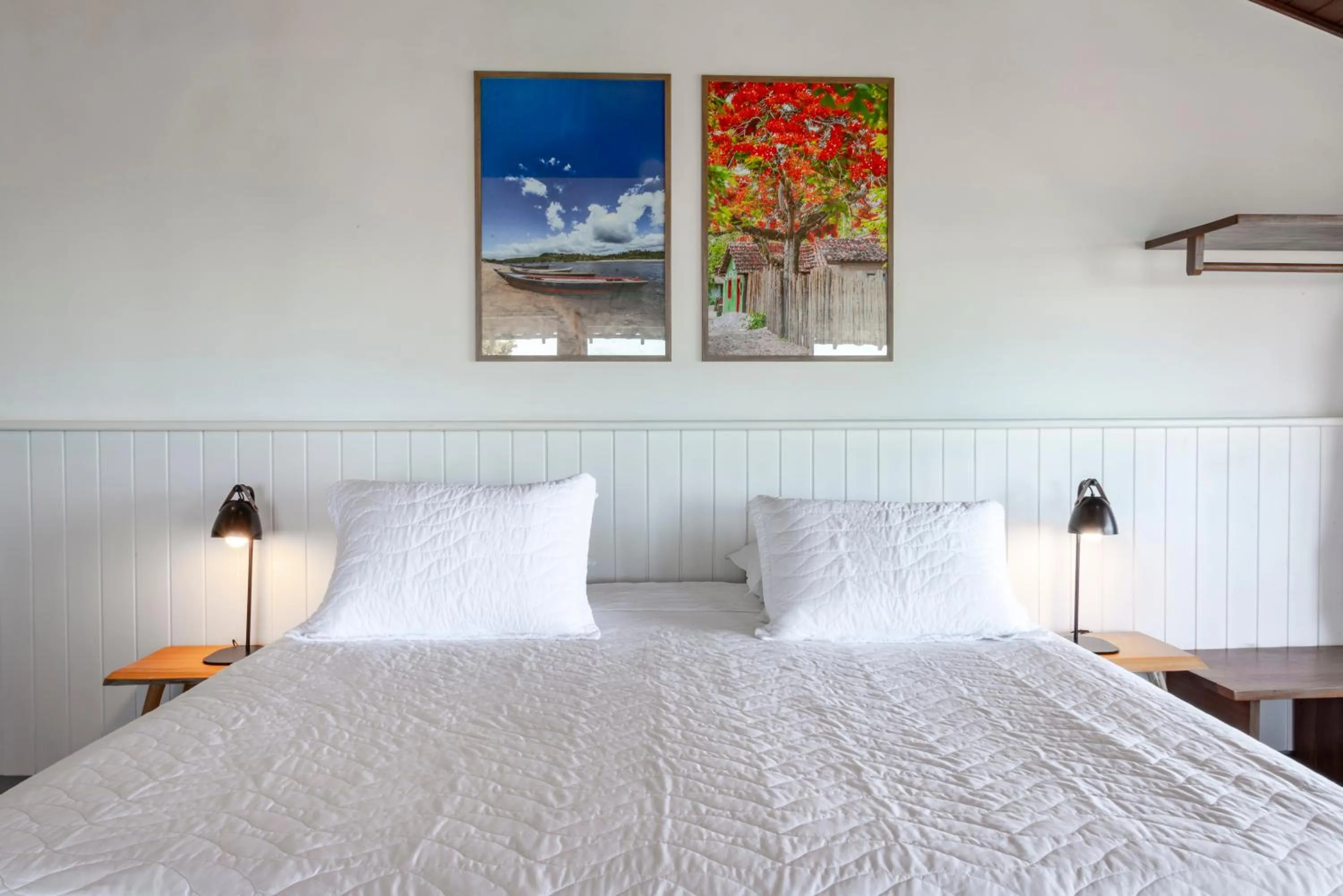 Bed in Hotel Paraiso do Morro