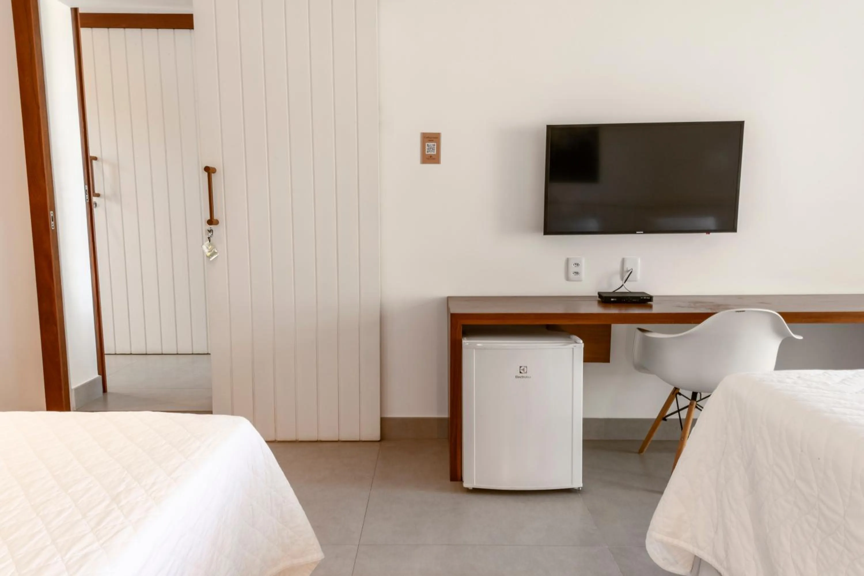 Bed in Hotel Paraiso do Morro