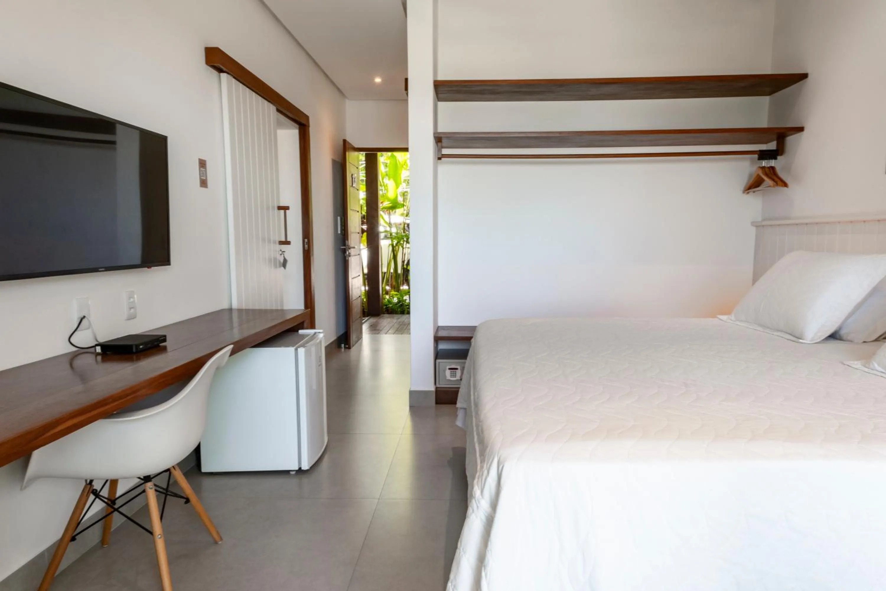 Bed in Hotel Paraiso do Morro