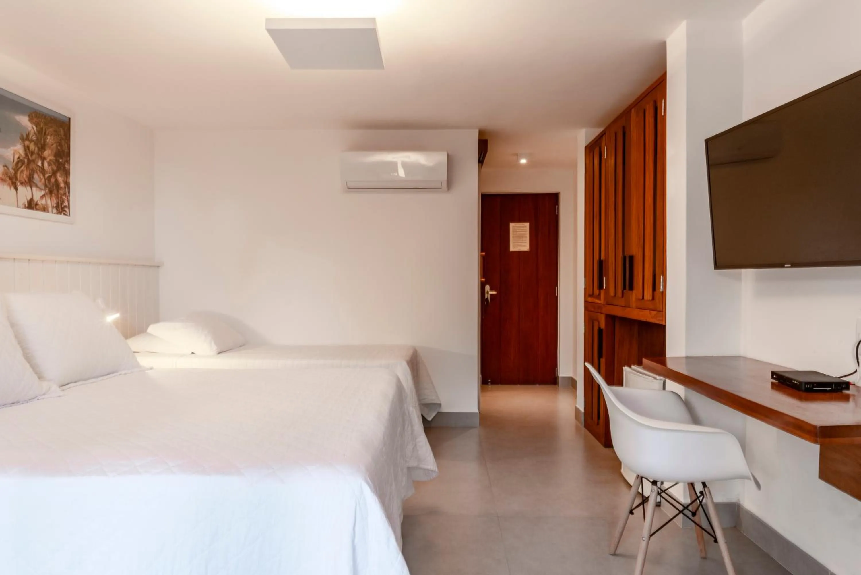 Bed in Hotel Paraiso do Morro