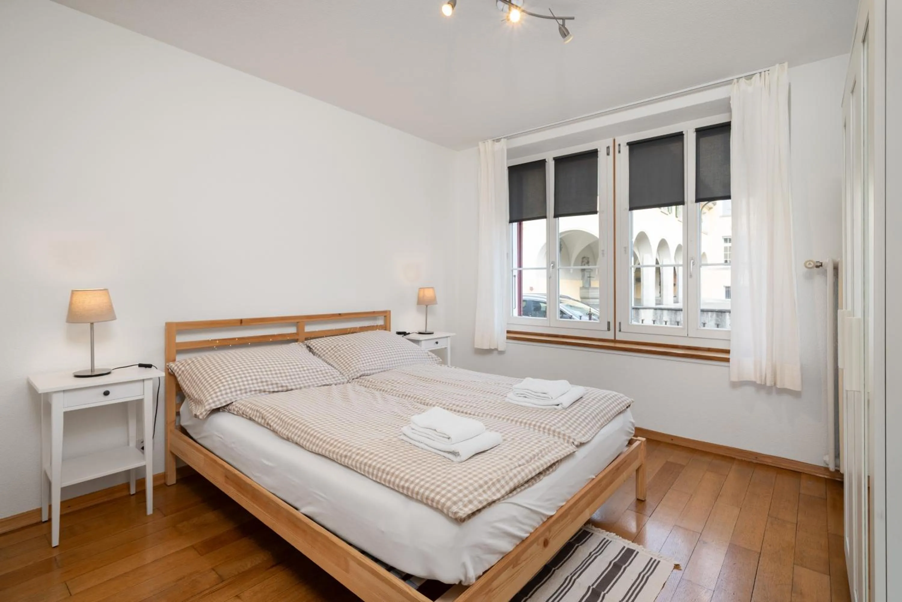 Bed in Interlaken Apartments