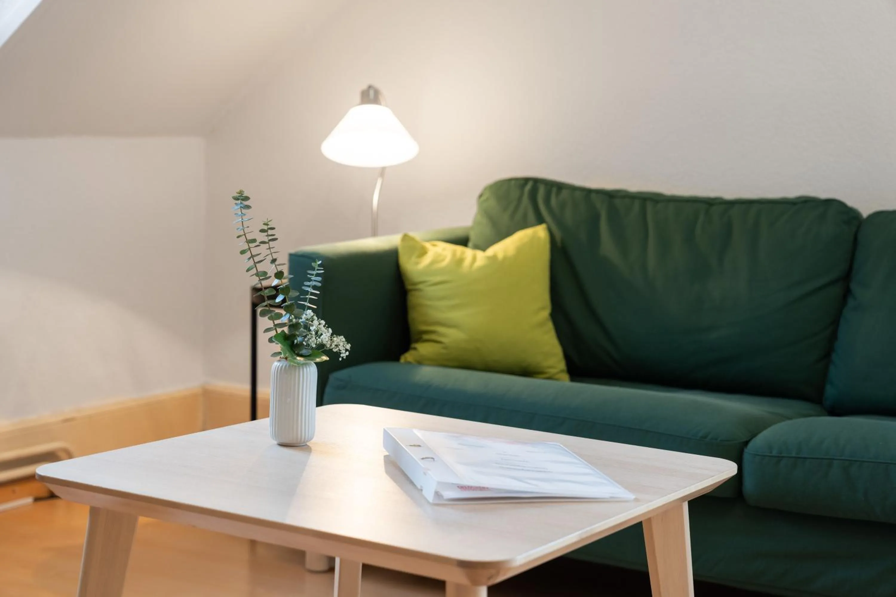 Living room in Interlaken Apartments