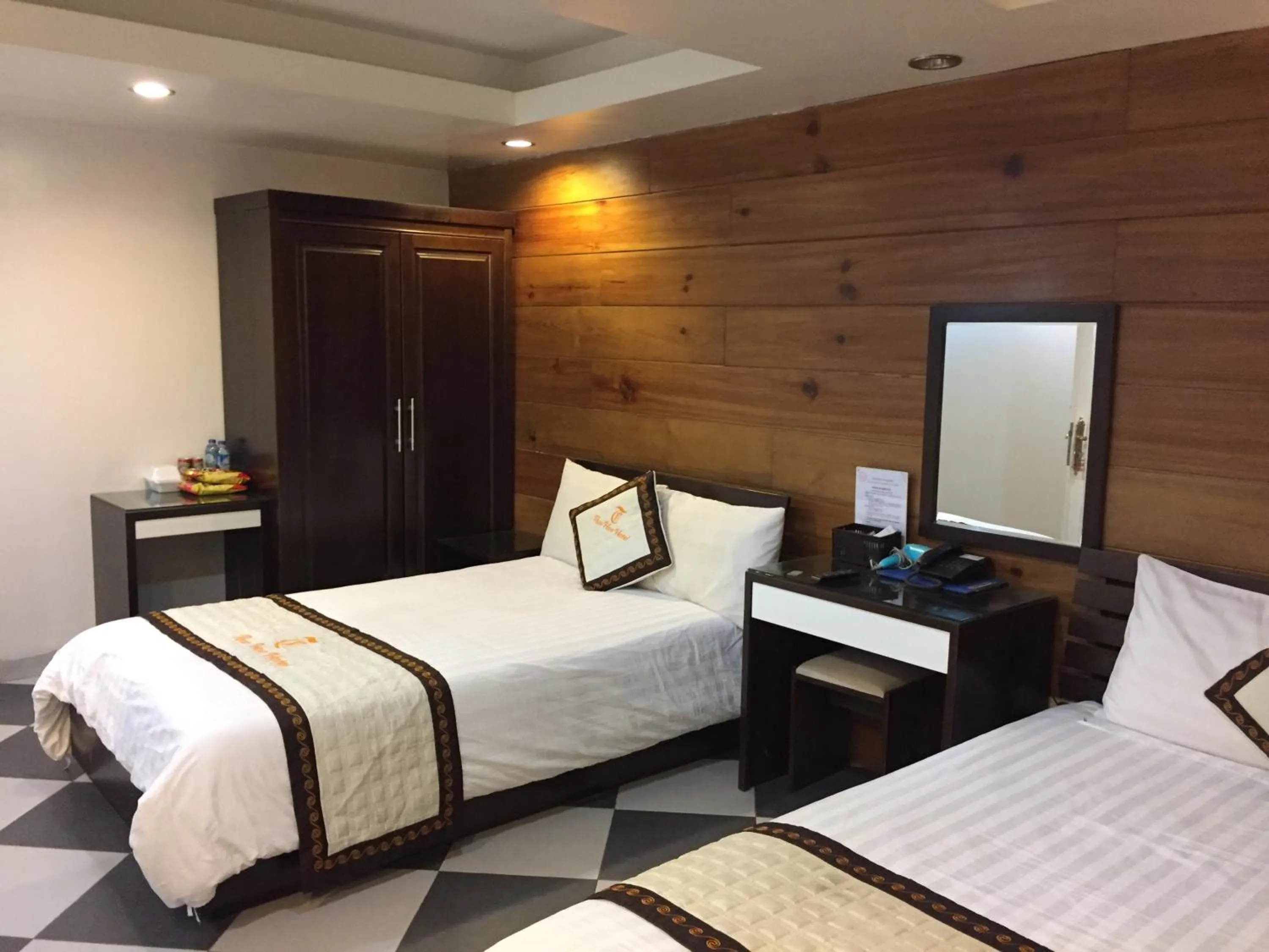 Bed in Thai Hoa Hotel