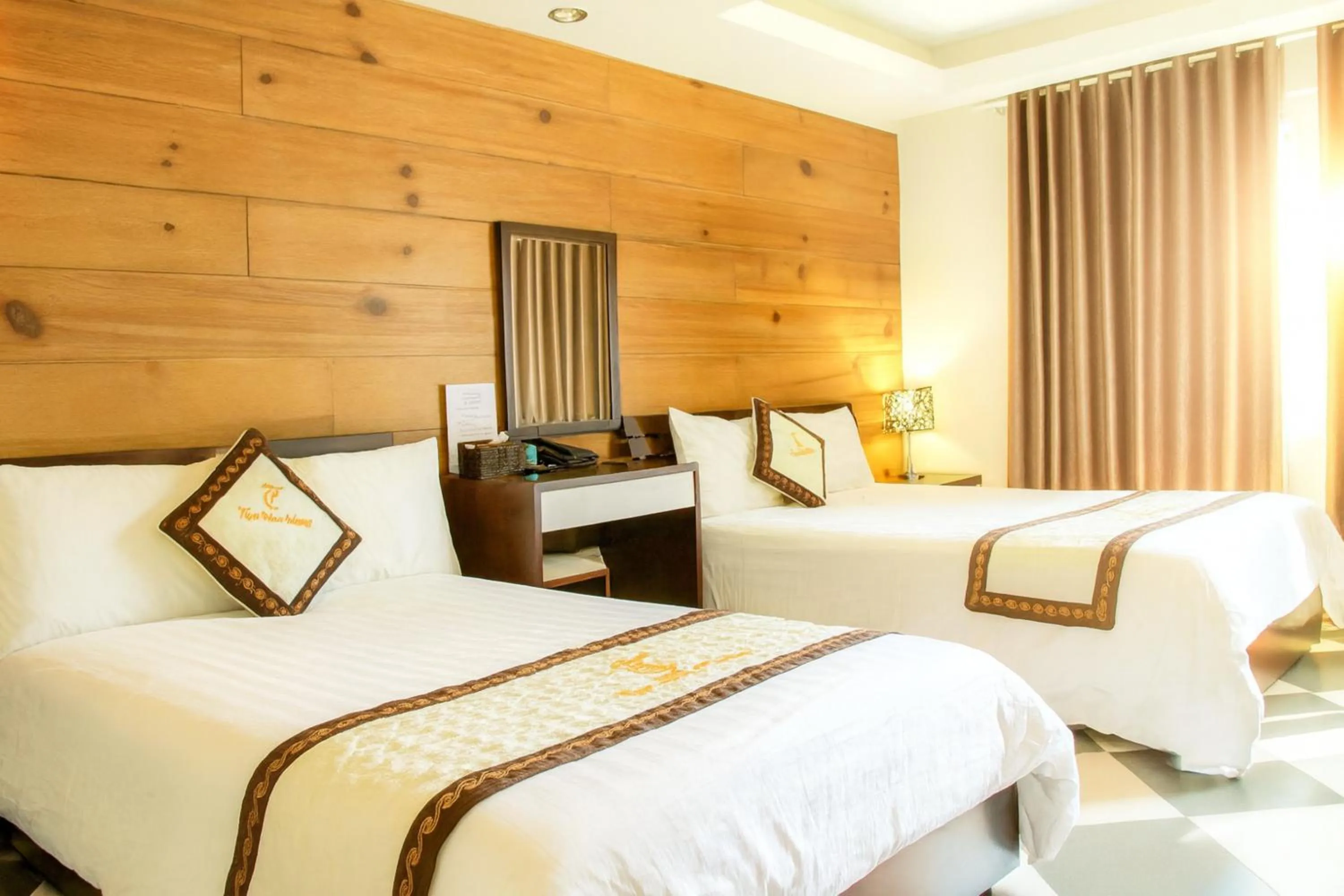 Photo of the whole room, Bed in Thai Hoa Hotel