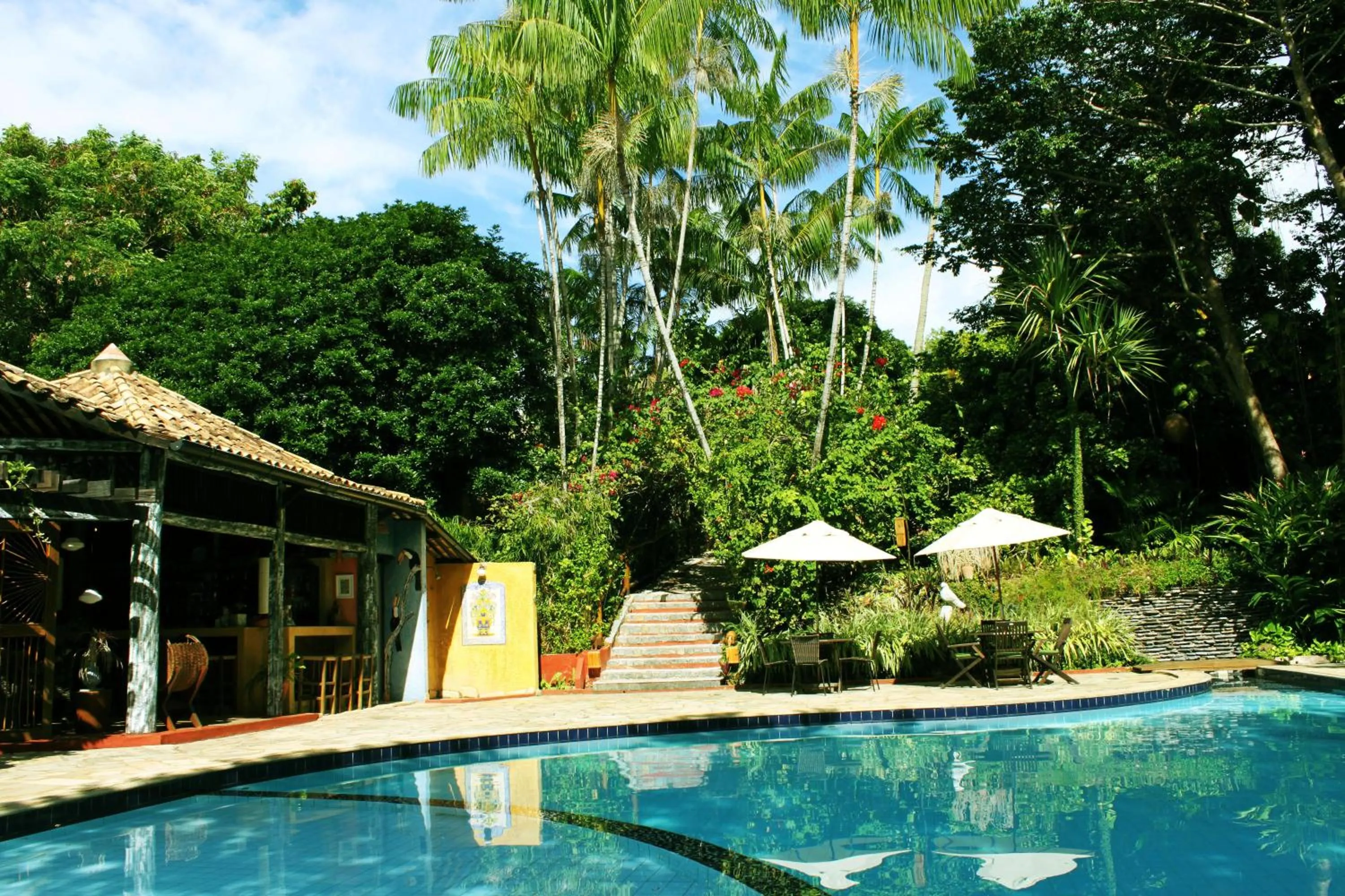Swimming pool in Vilangelim Eco-Pousada