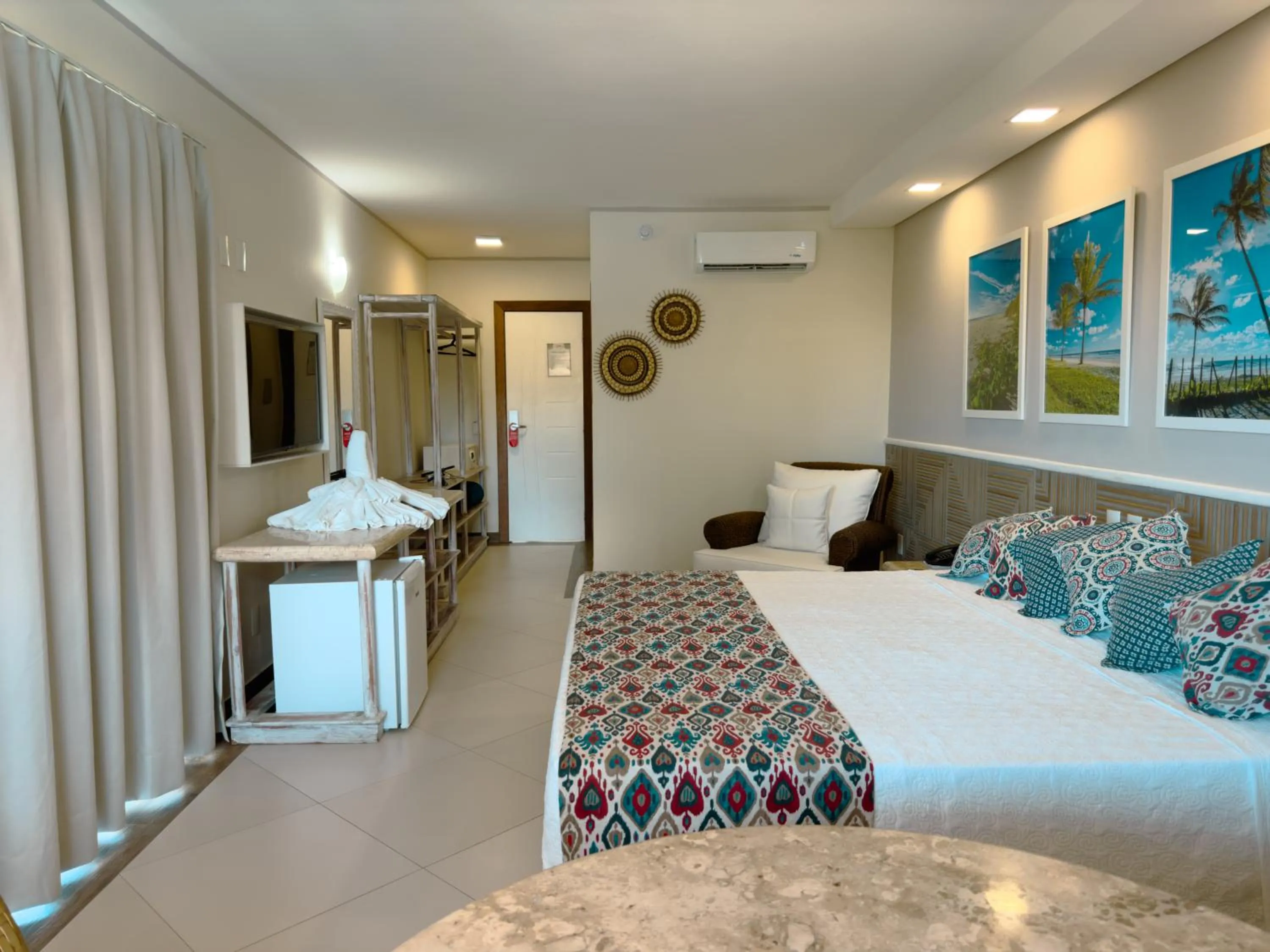 Bed in Hotel Aldeia da Praia