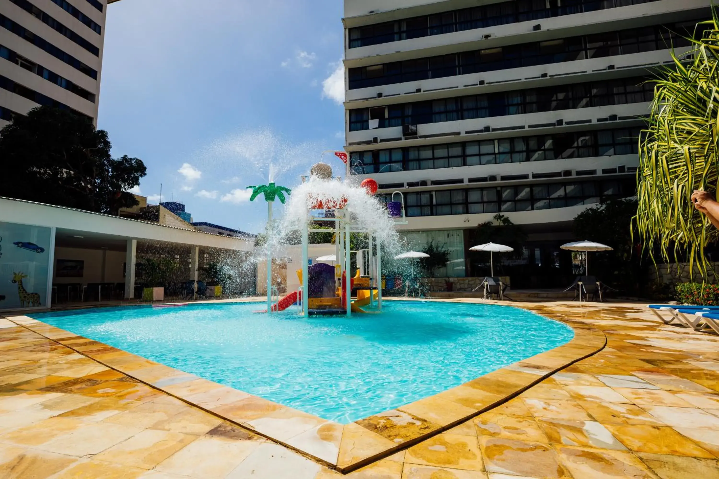 Swimming pool in El Aram Beach & Convention Swimming pool in El Aram Beach & Convention