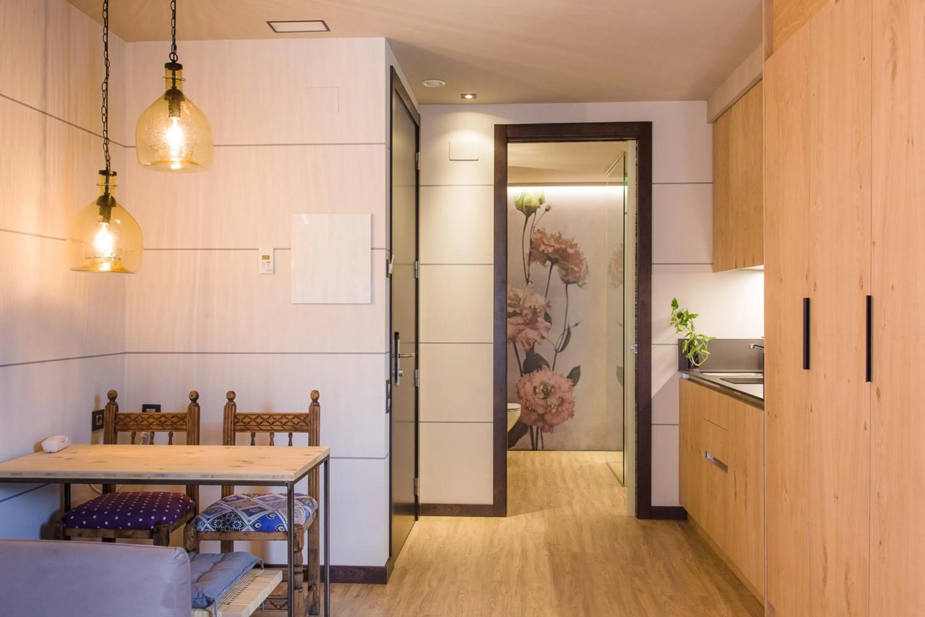 Kitchen or kitchenette in Alojamientos Ainsa Sanchez