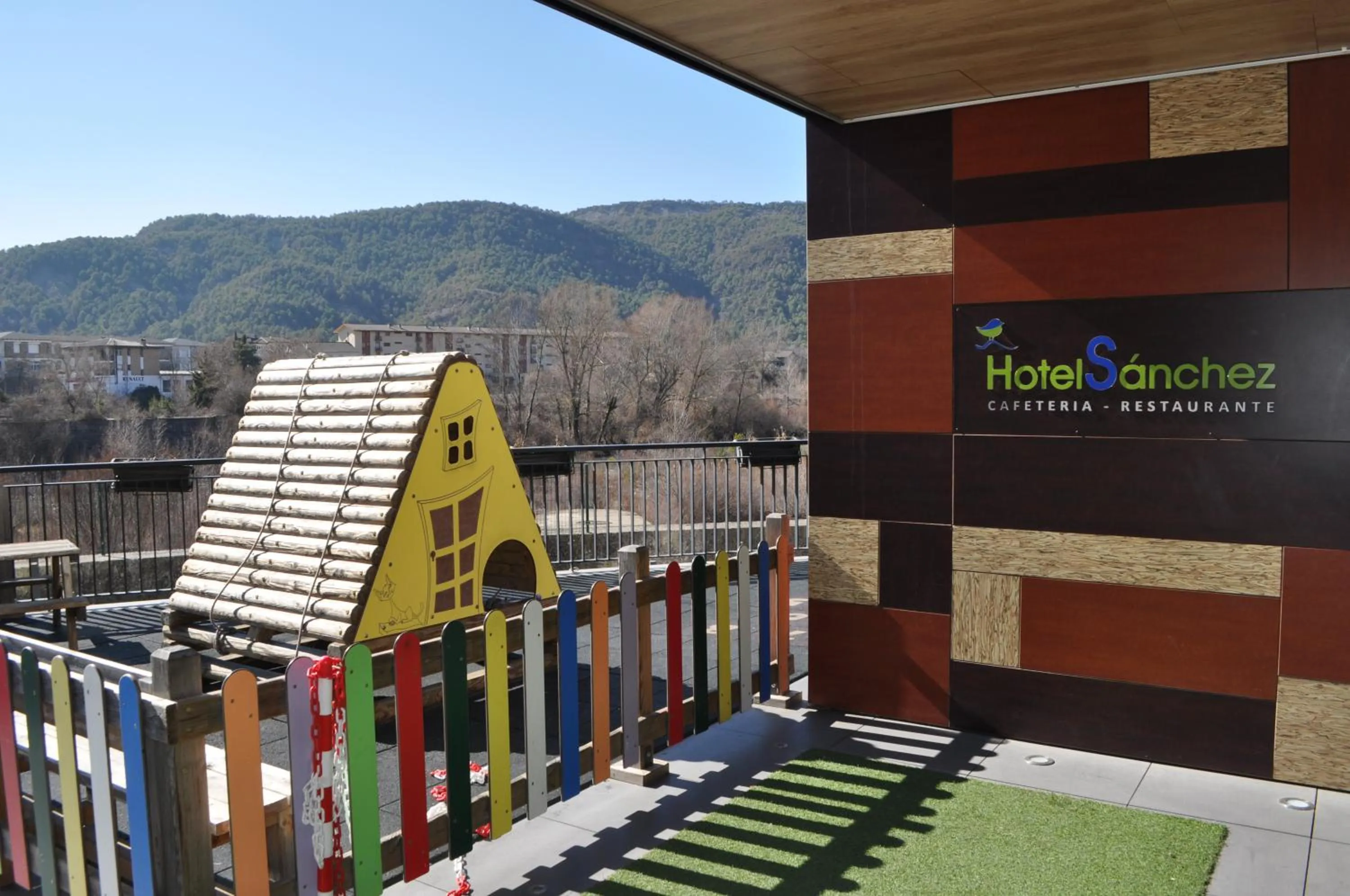 Children play ground in Alojamientos Ainsa Sanchez