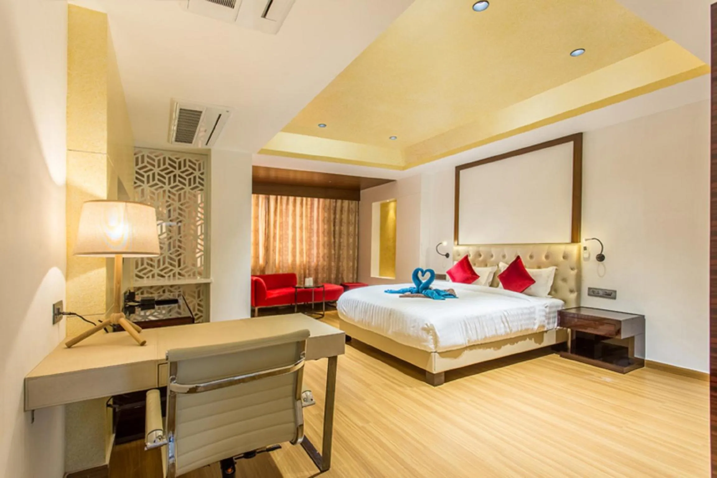 Bed in Hotel Abika Elite