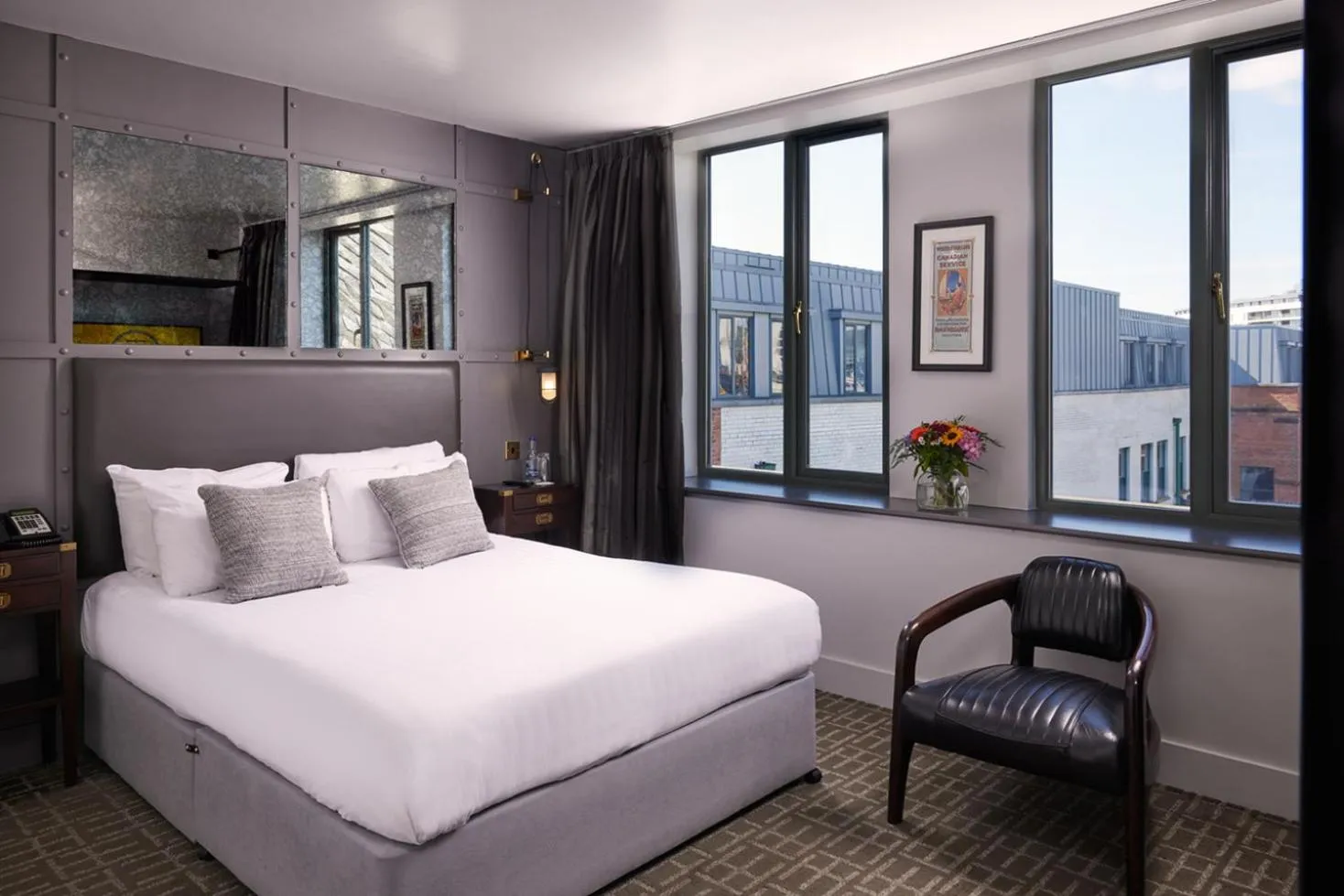 Bedroom, Bed in Titanic Hotel Belfast