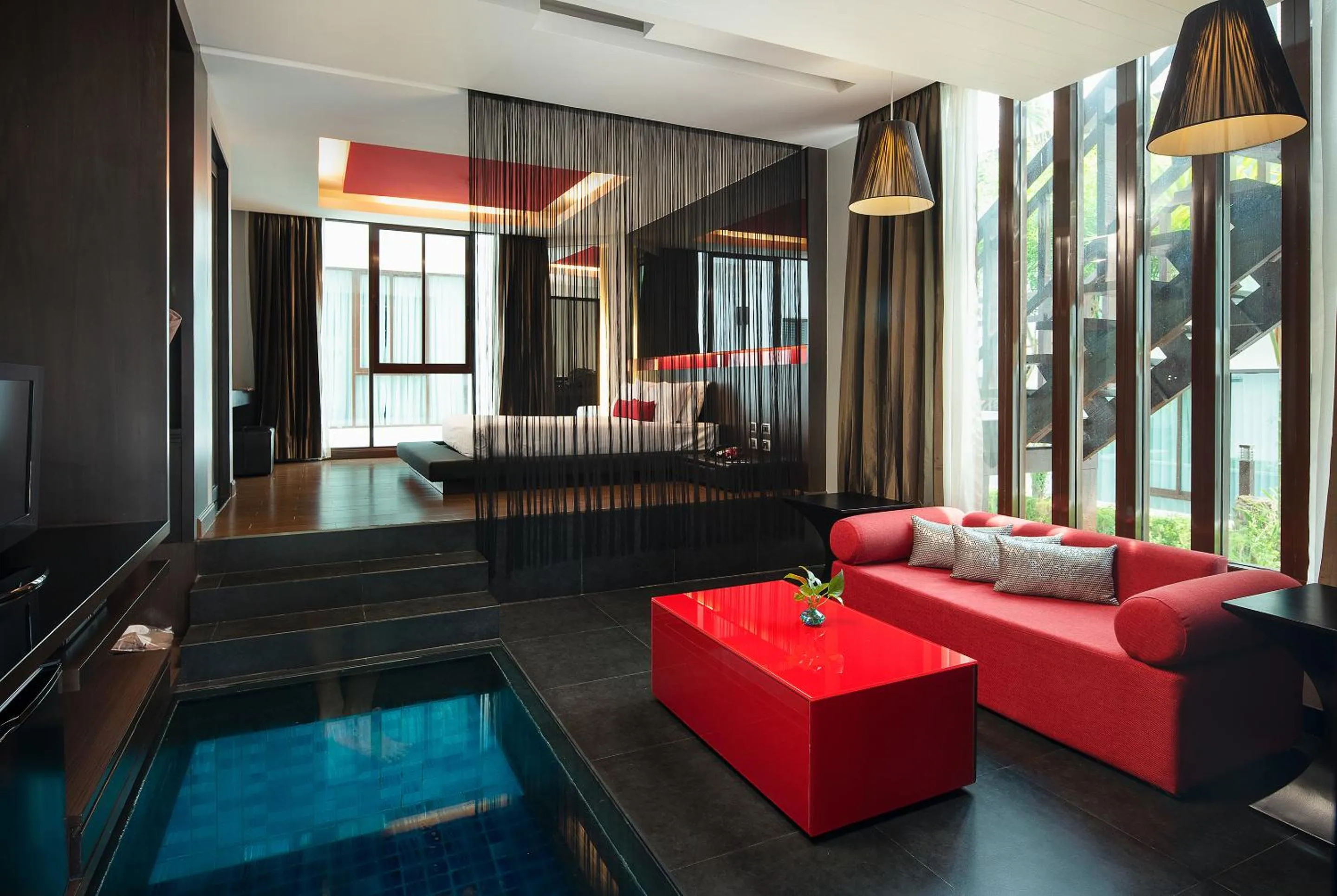 Seating area, Bed in Z Through By The Zign