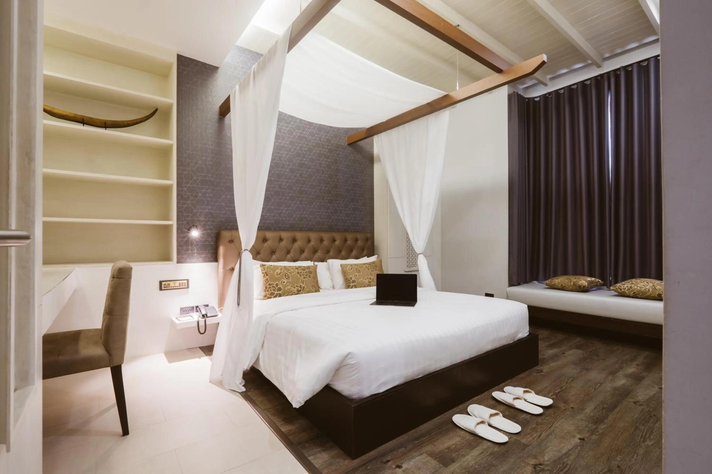 Bedroom, Bed in De Chai Colonial Hotel & Spa - SHA Plus