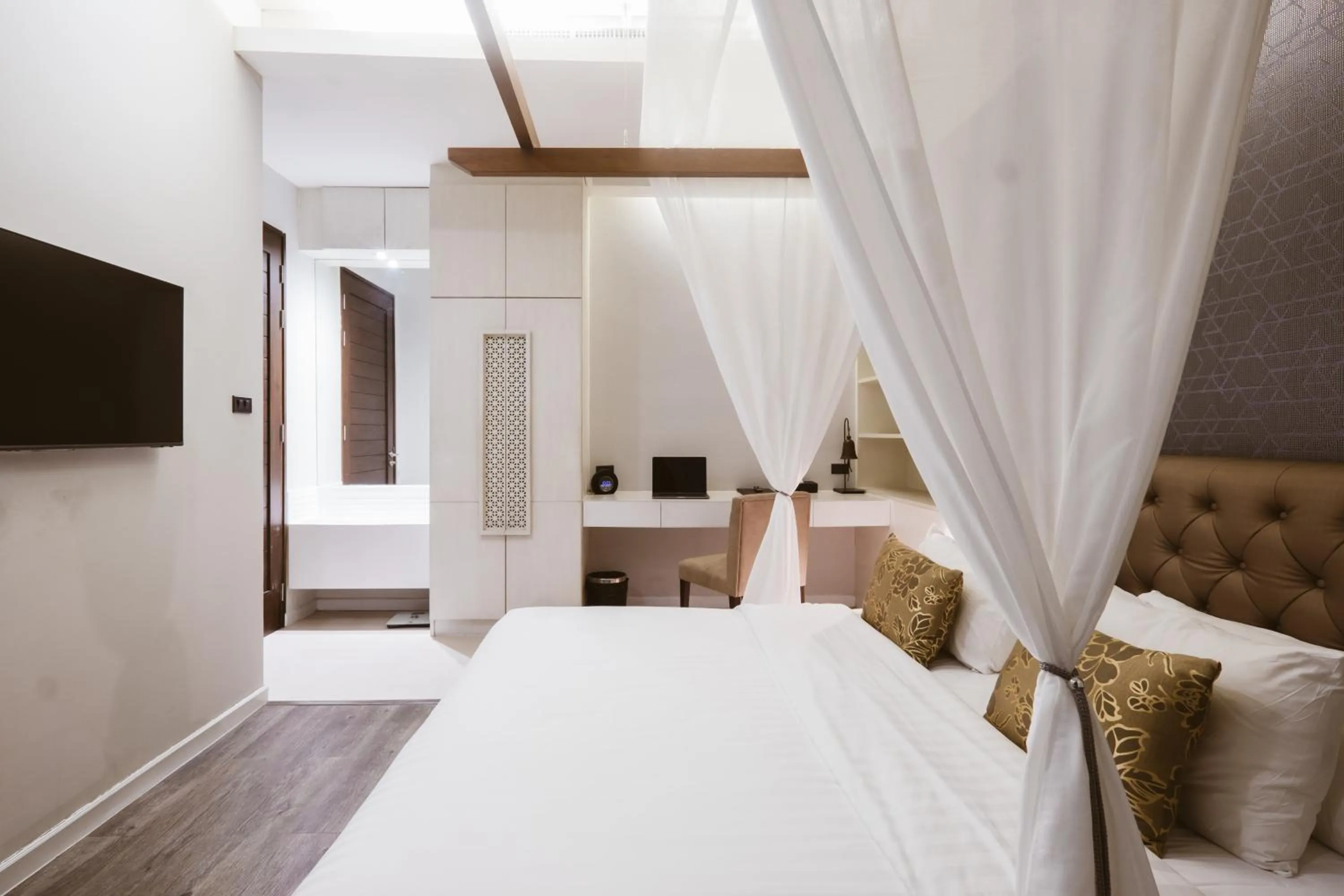 Bedroom, Bed in De Chai Colonial Hotel & Spa - SHA Plus