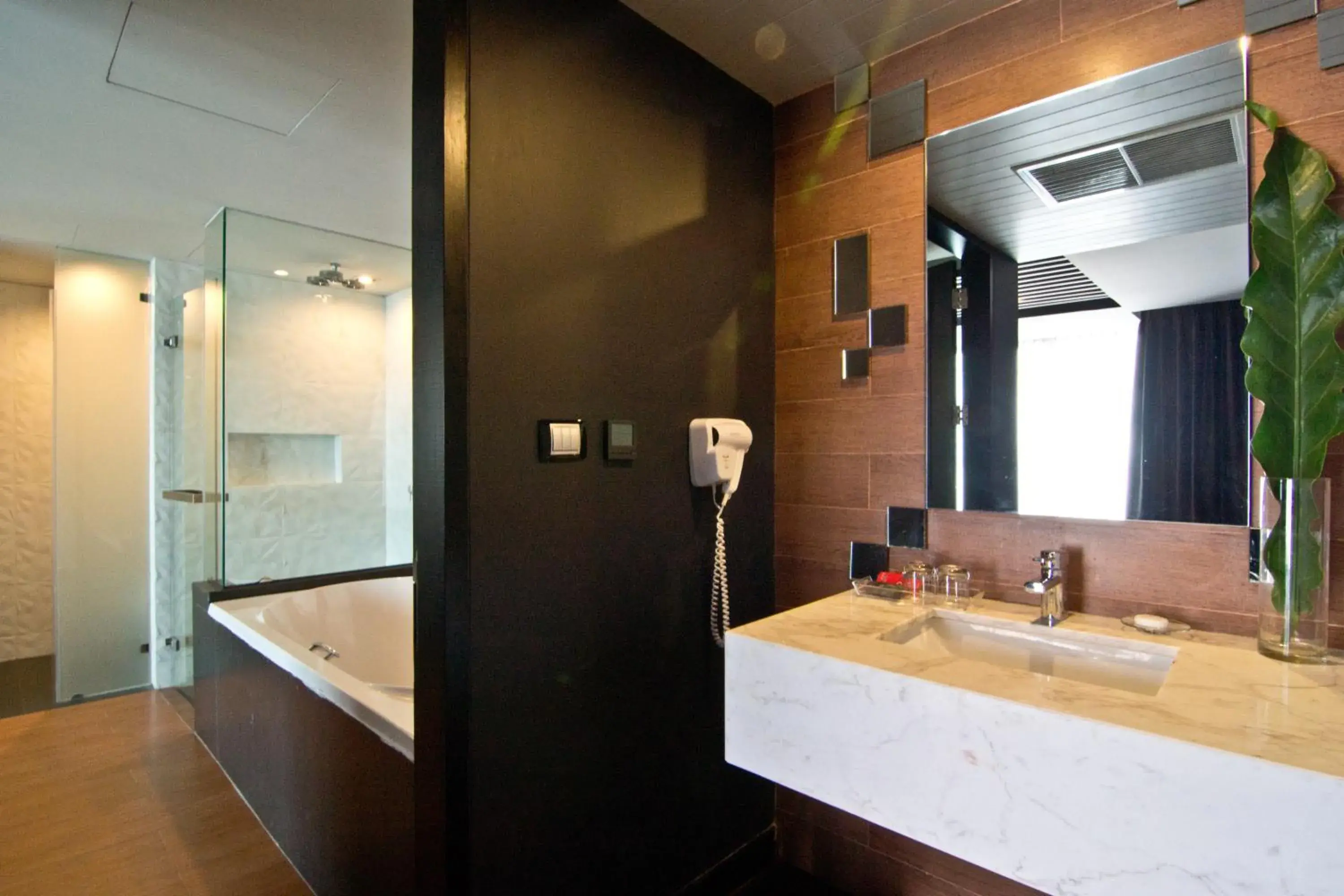 Bathroom in Tsix5 Hotel