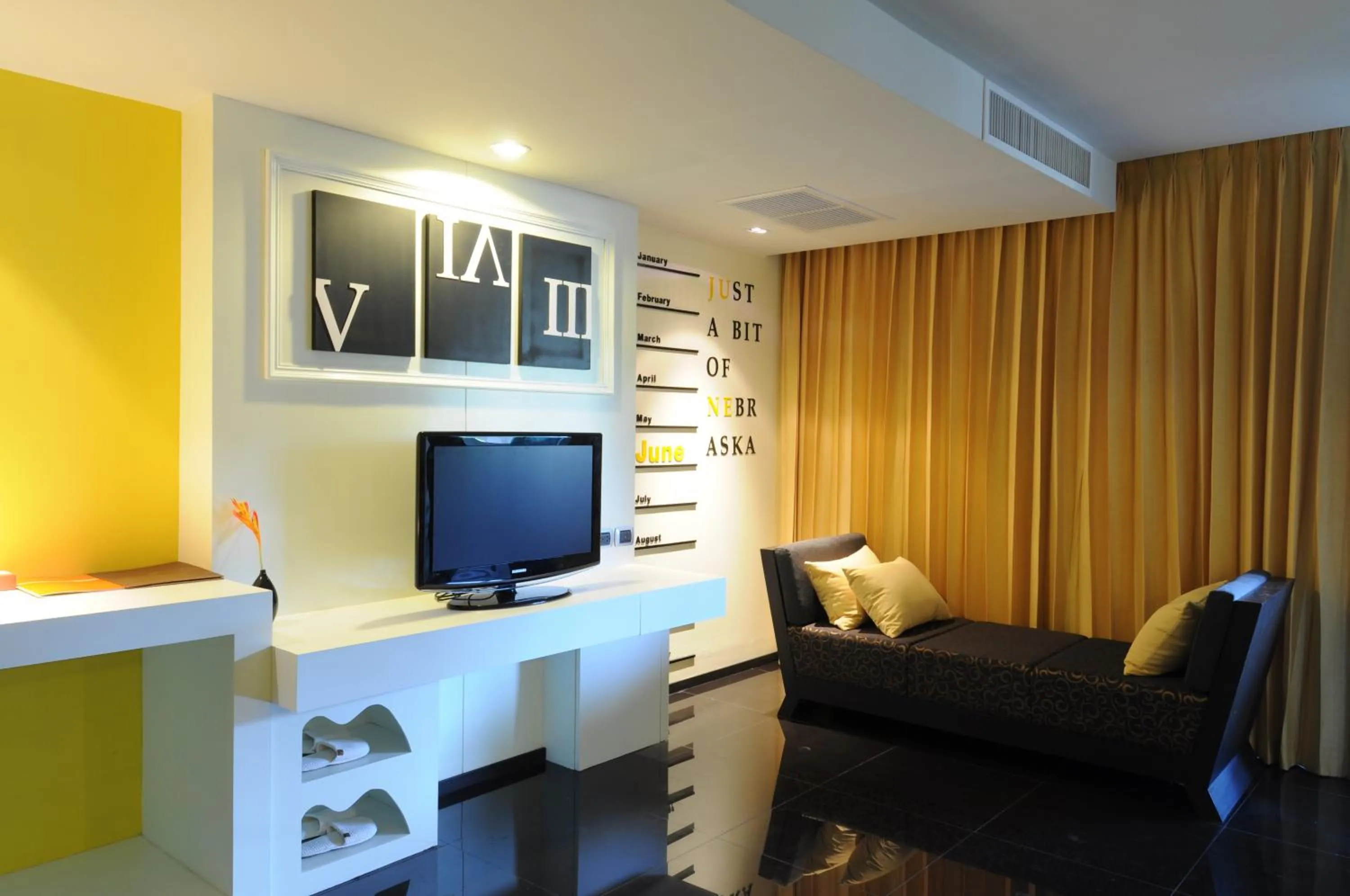 Decorative detail in Tsix5 Hotel