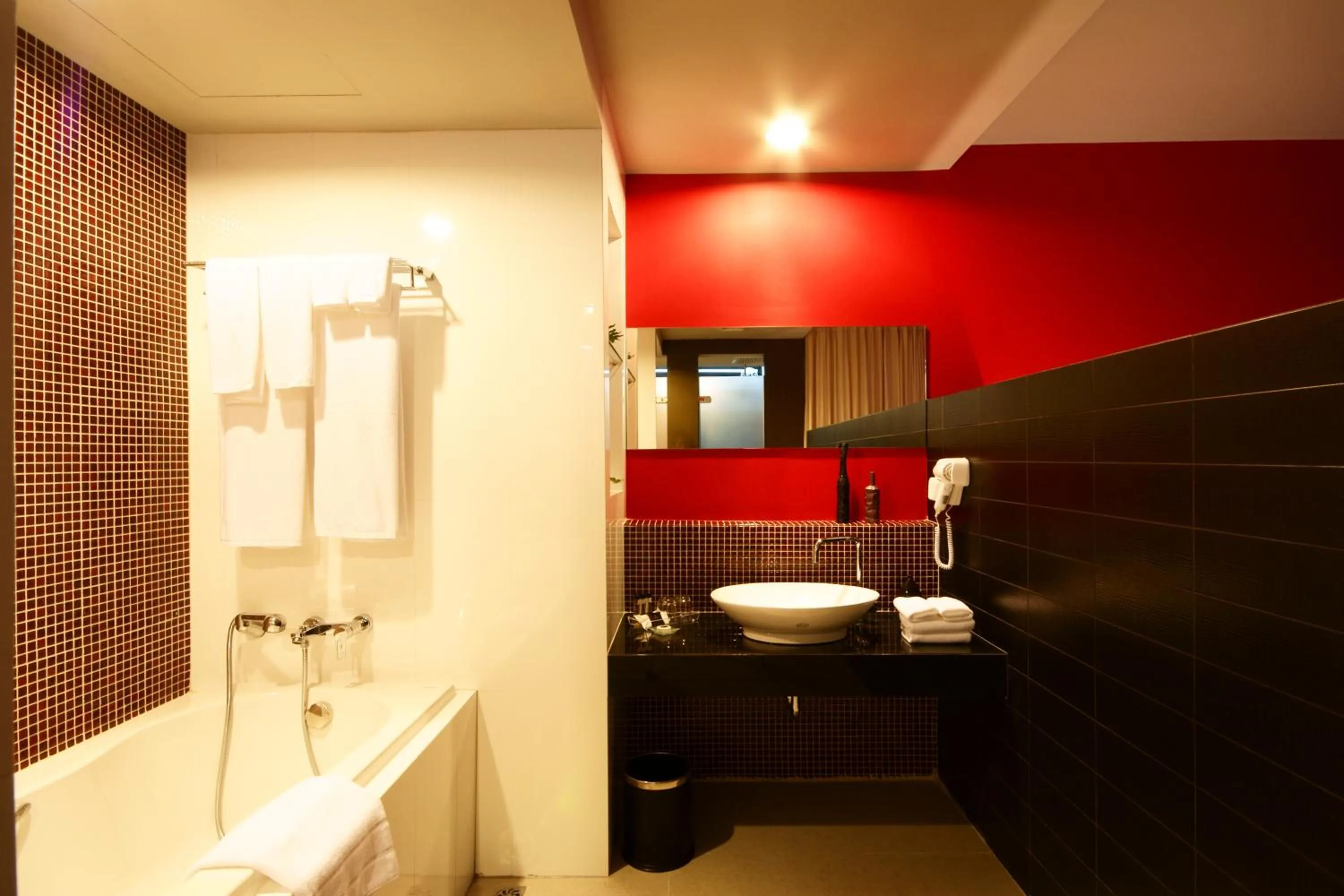 Bathroom in Tsix5 Hotel