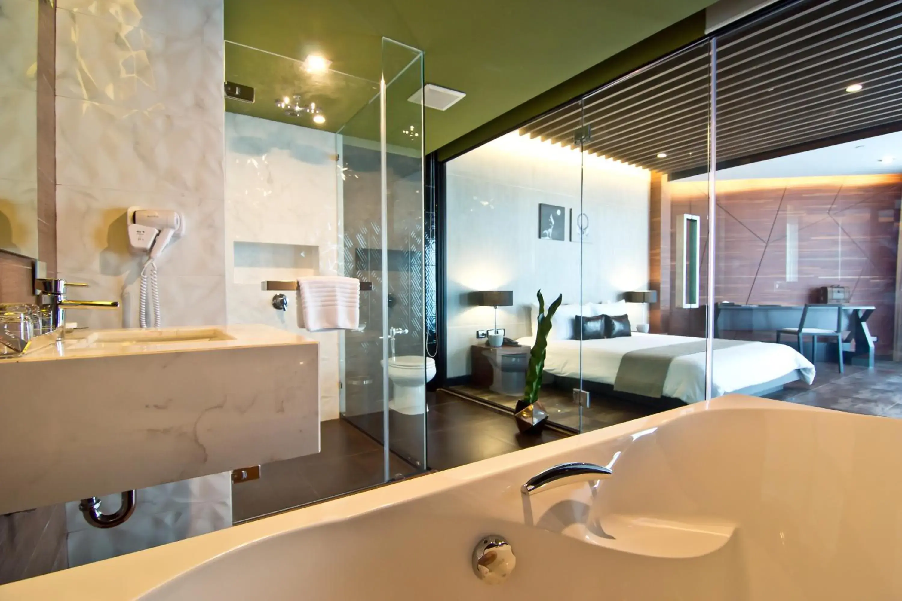 Bathroom in Tsix5 Hotel