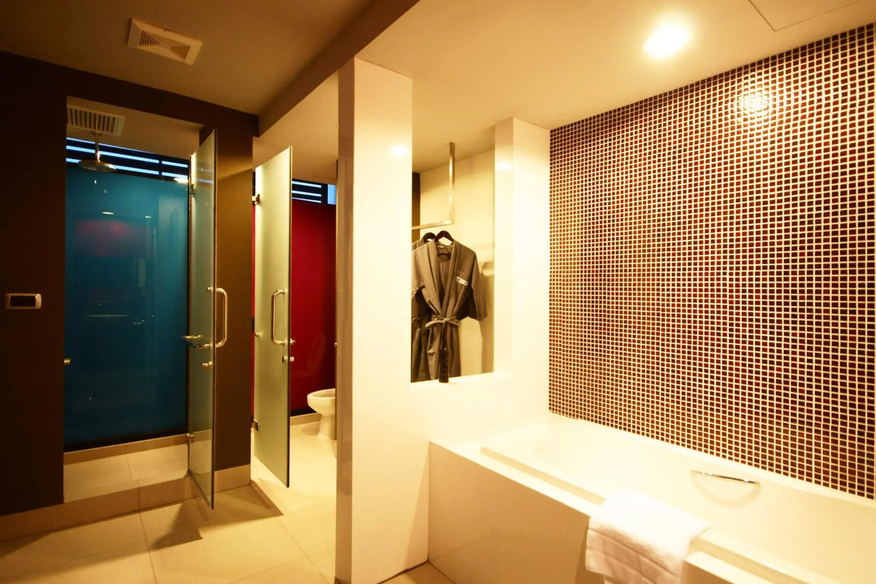 Bathroom in Tsix5 Hotel