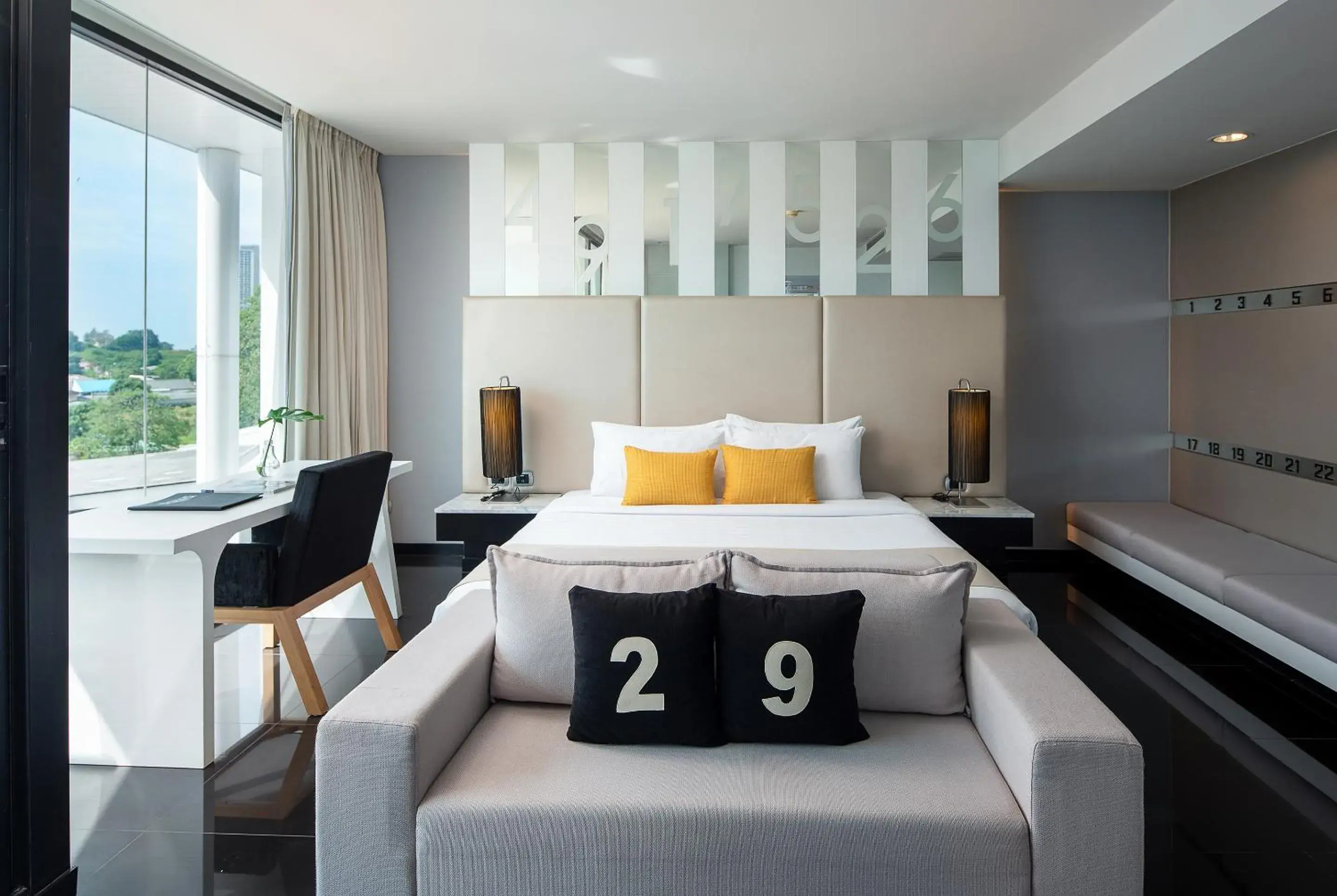 Bedroom, Bed in Tsix5 Hotel
