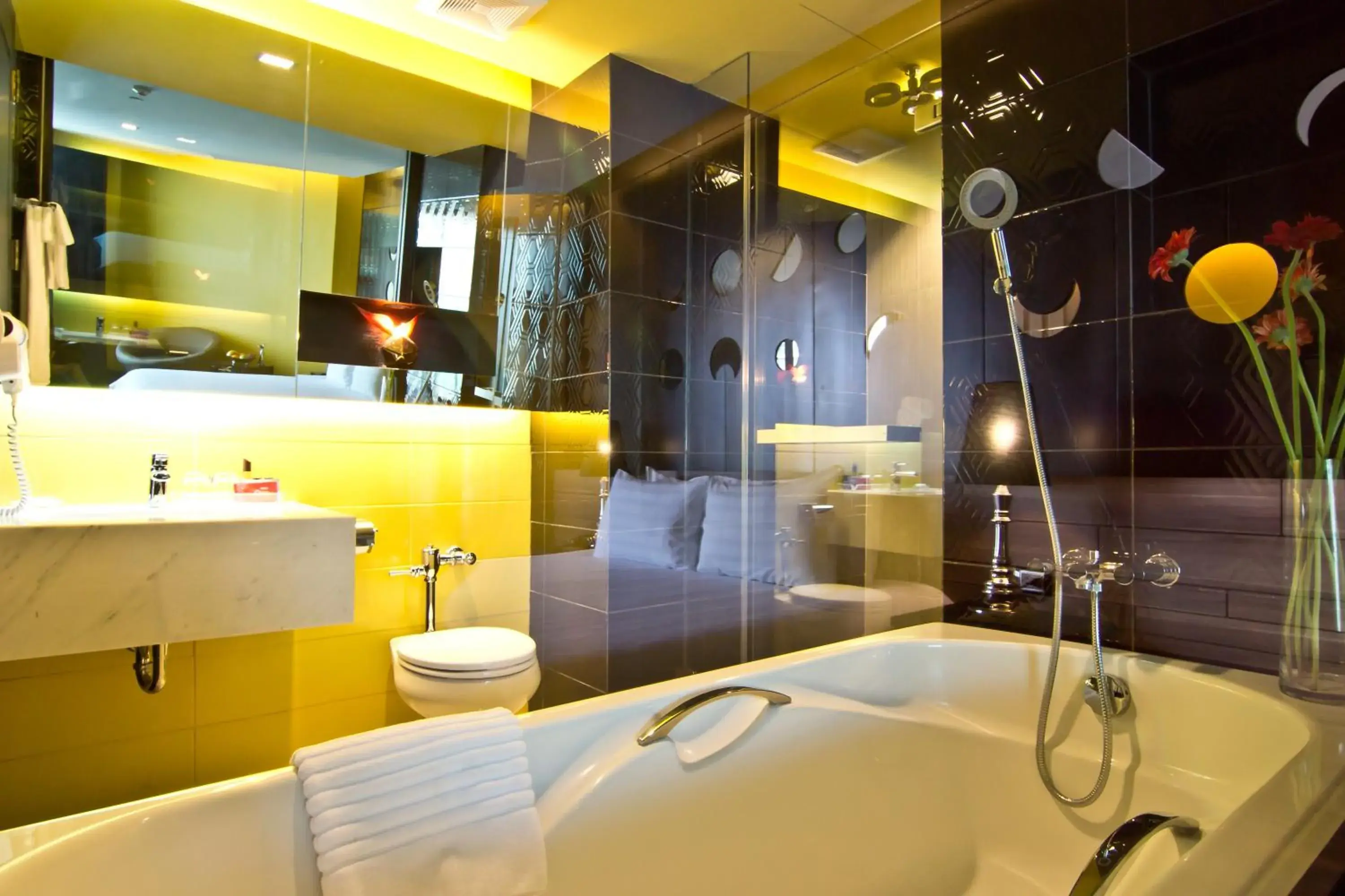 Bathroom in Tsix5 Hotel
