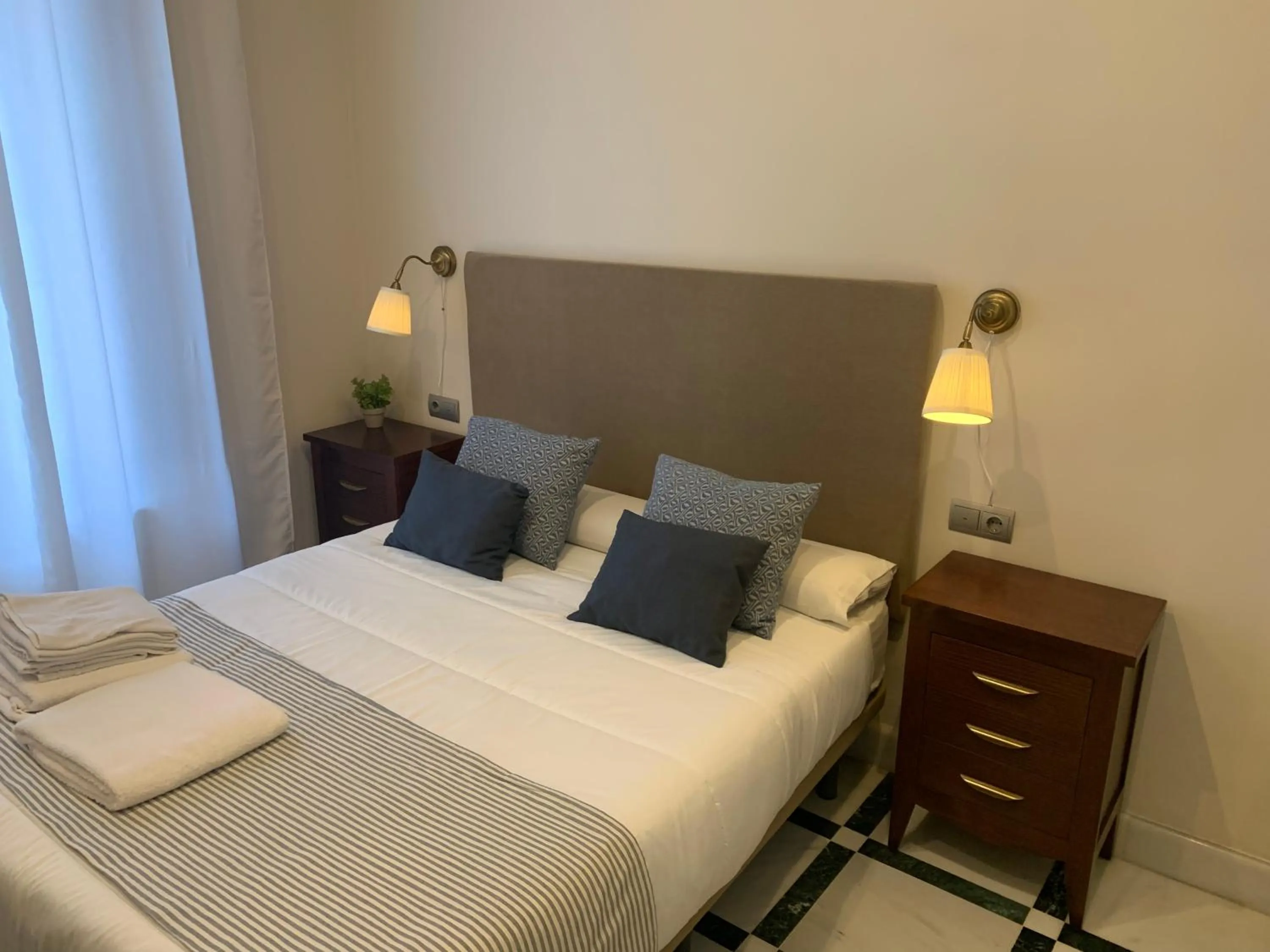 Bed in Hotel La Muralla