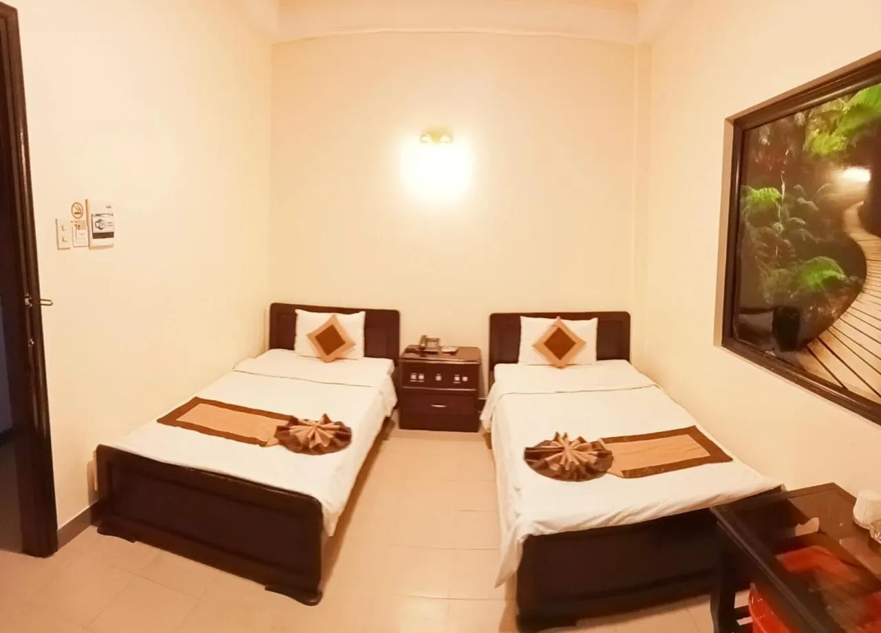 Bed in Tran Ly Hotel