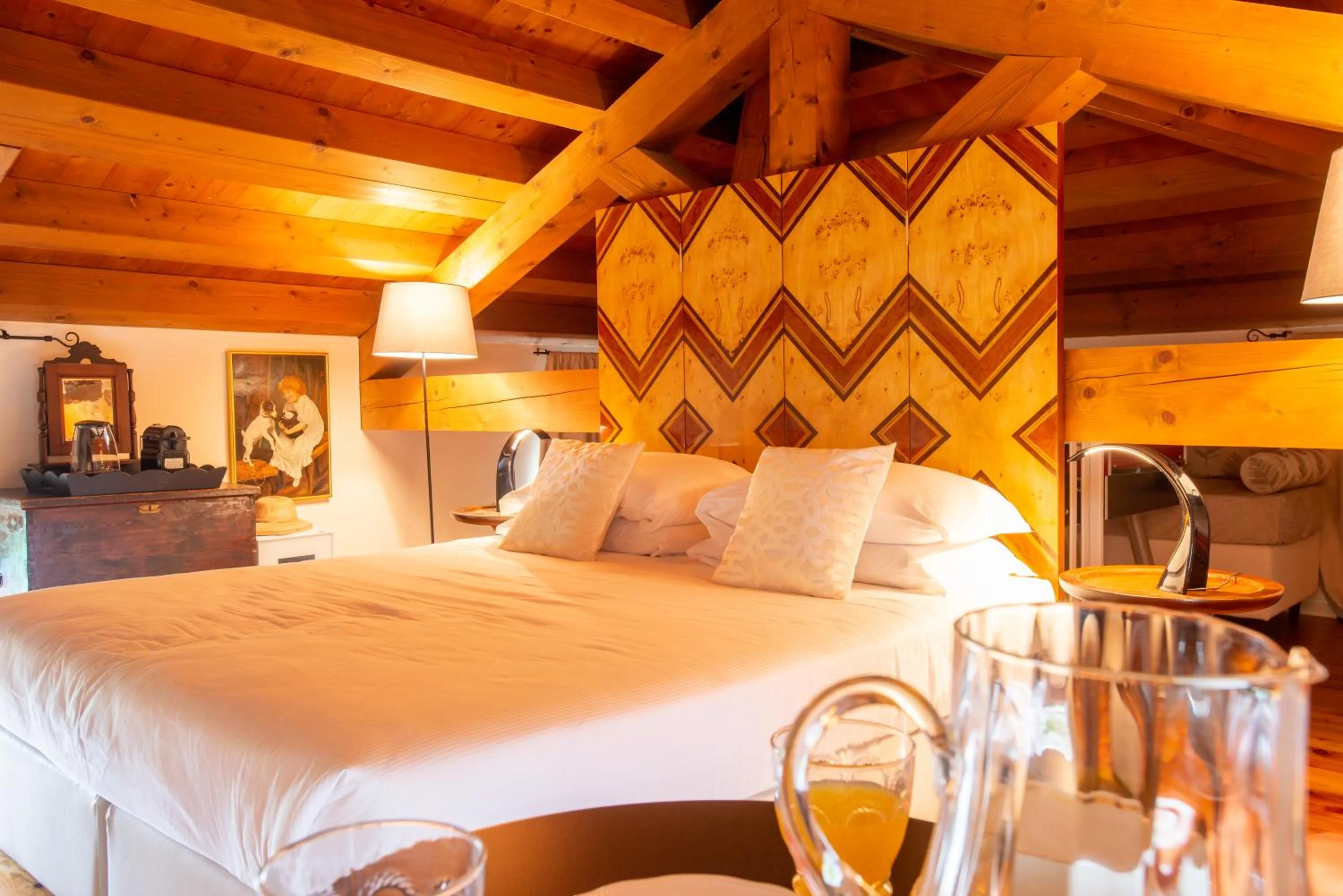 Bed in Tenuta Castagnera