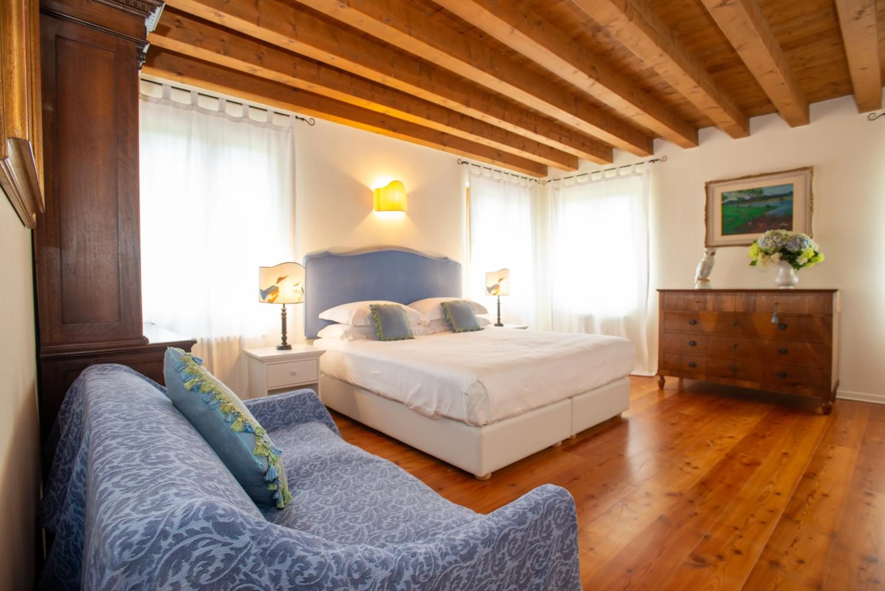 Bed in Tenuta Castagnera