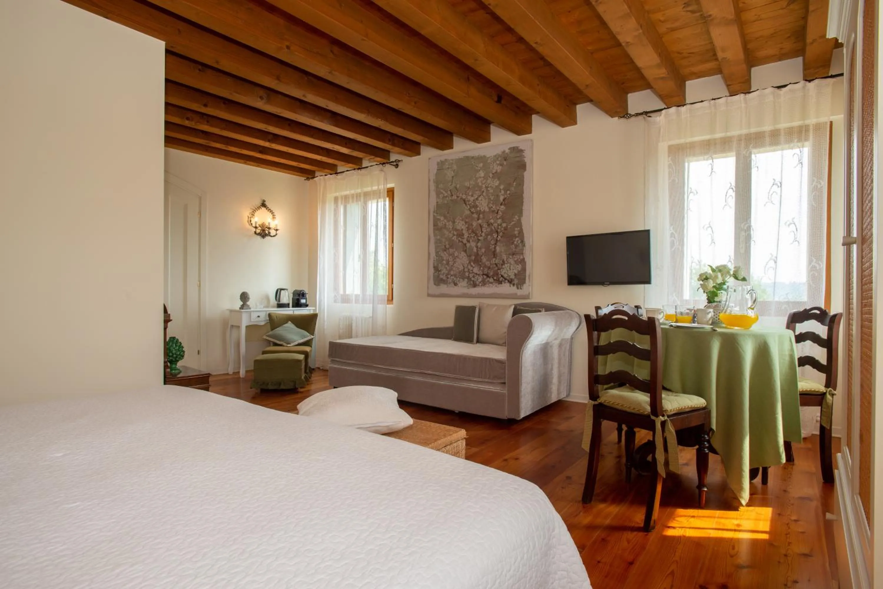 Bed in Tenuta Castagnera