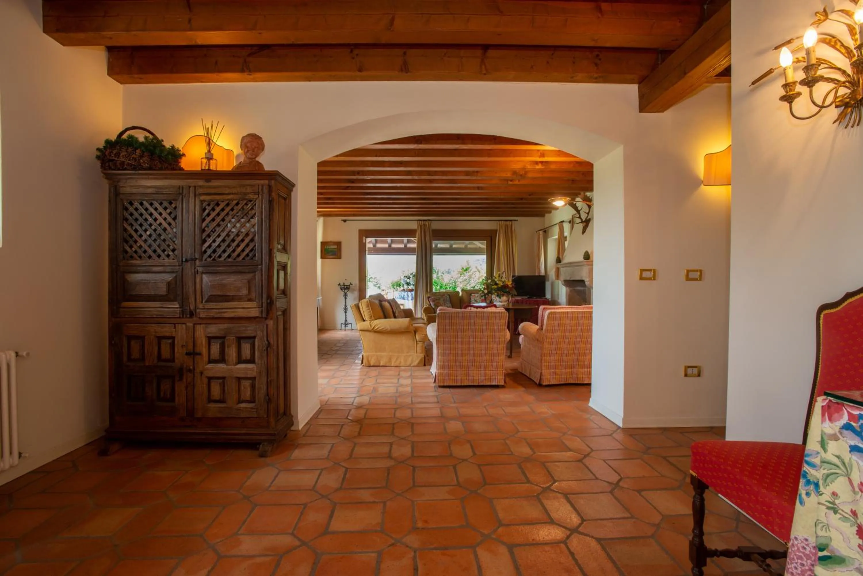 Living room in Tenuta Castagnera