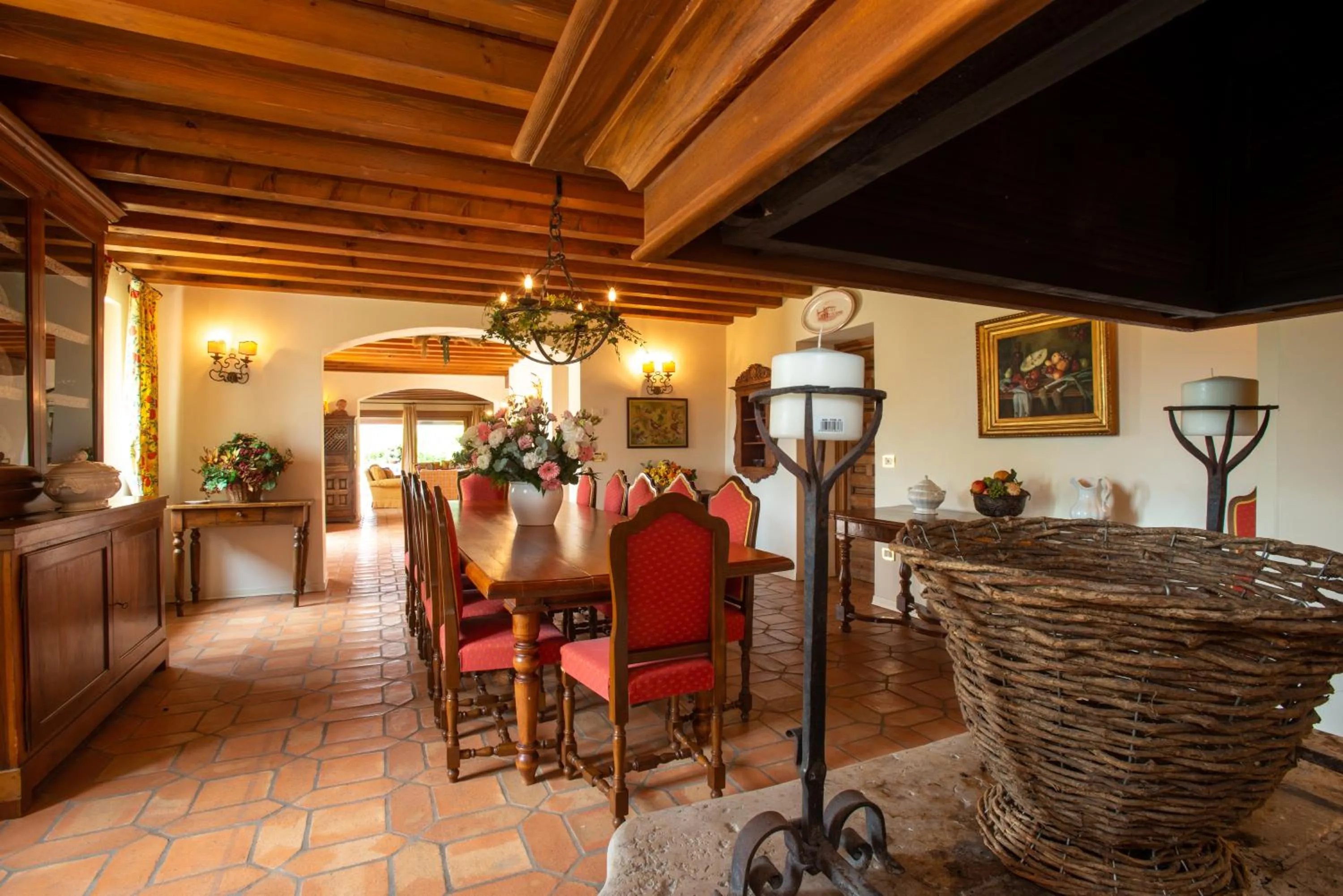Living room in Tenuta Castagnera