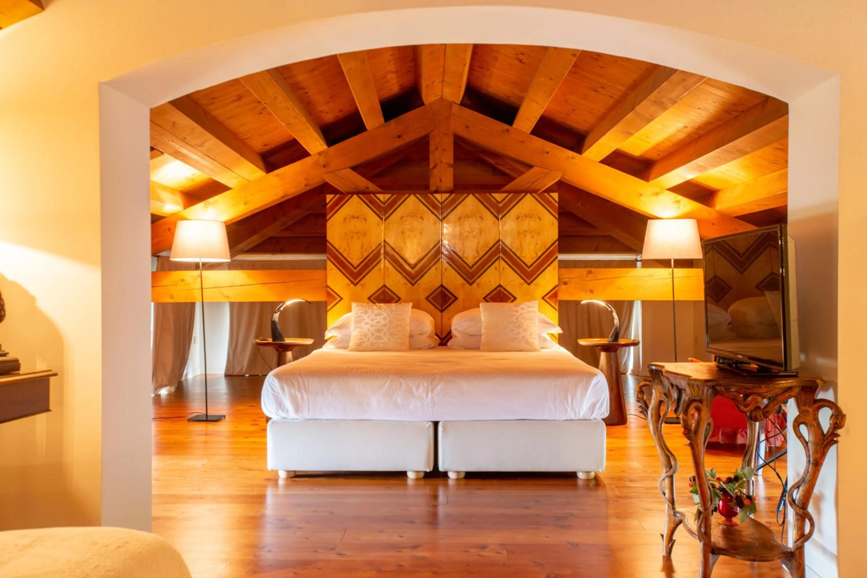 Bed in Tenuta Castagnera