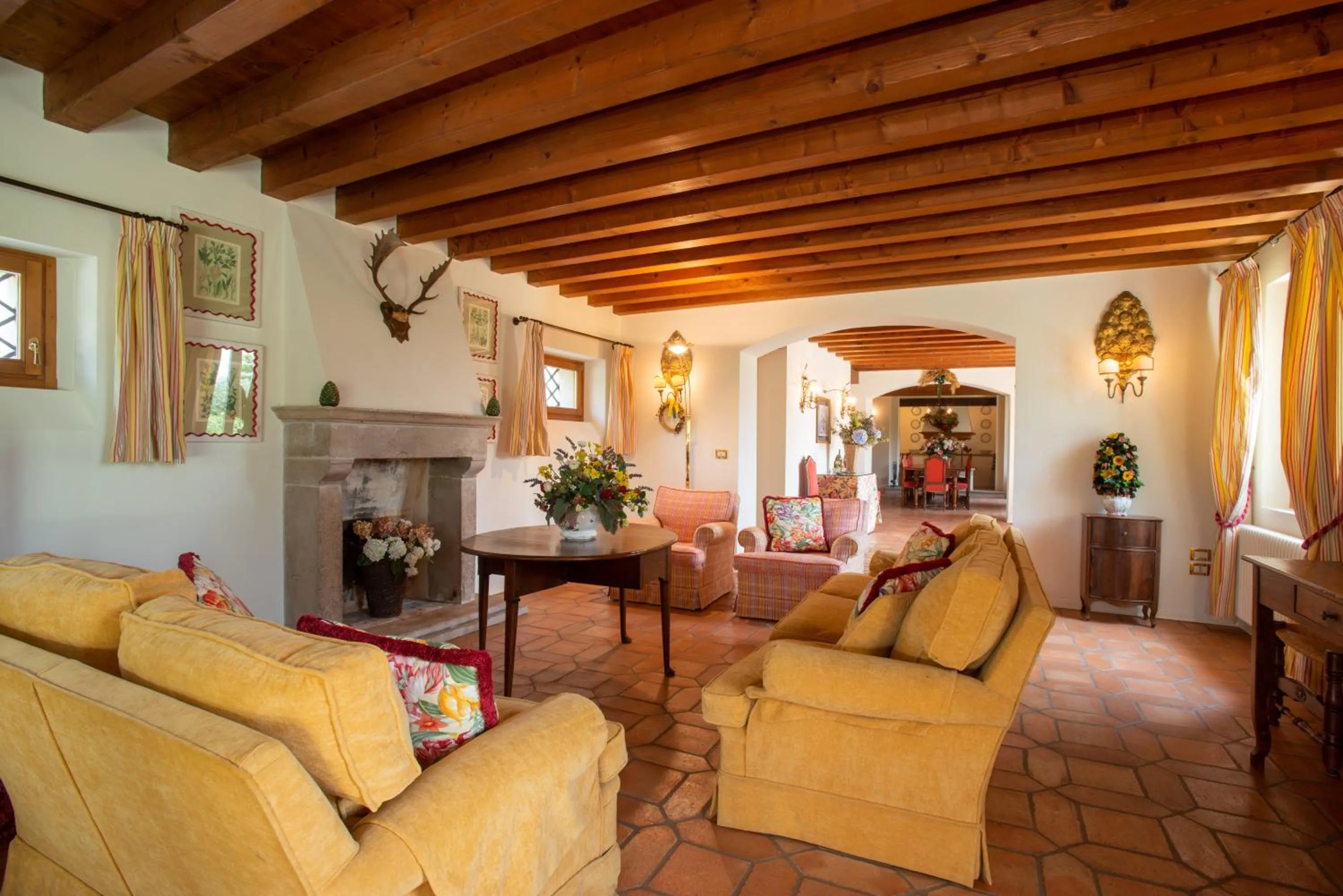 Living room in Tenuta Castagnera