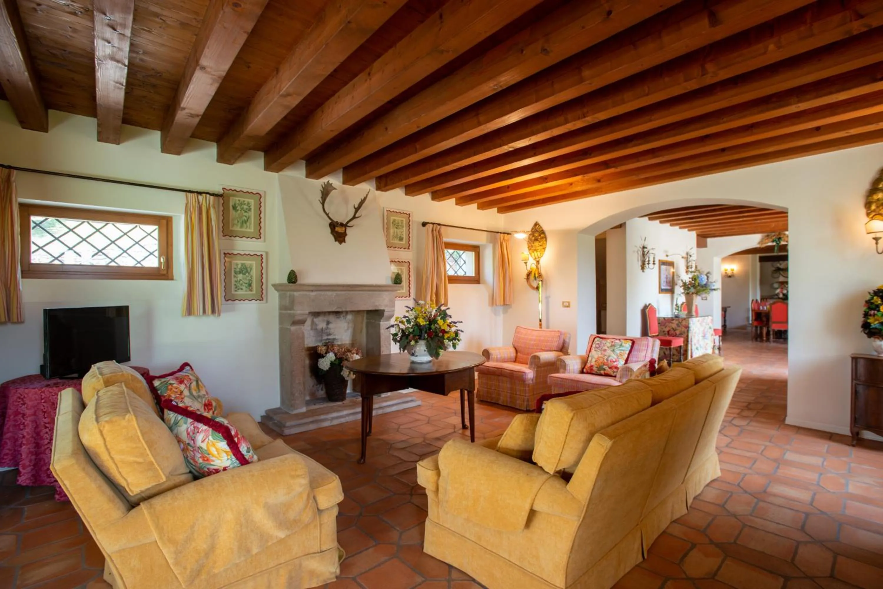 Living room in Tenuta Castagnera