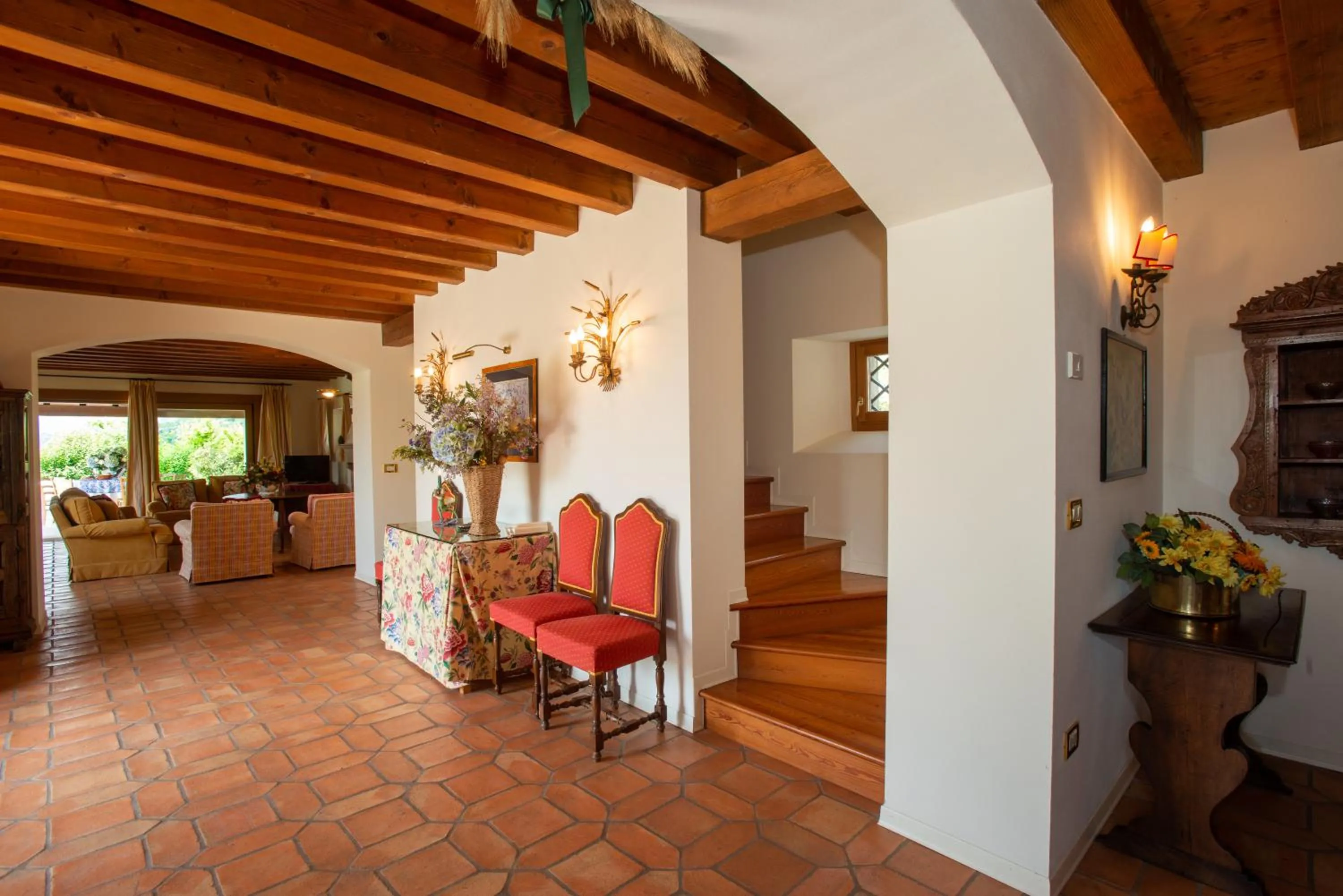 Living room in Tenuta Castagnera
