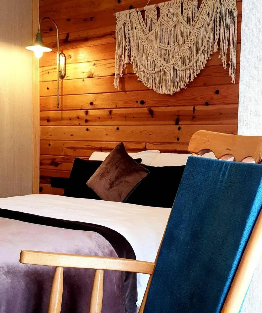 Bed in Ayder Koru Hotel