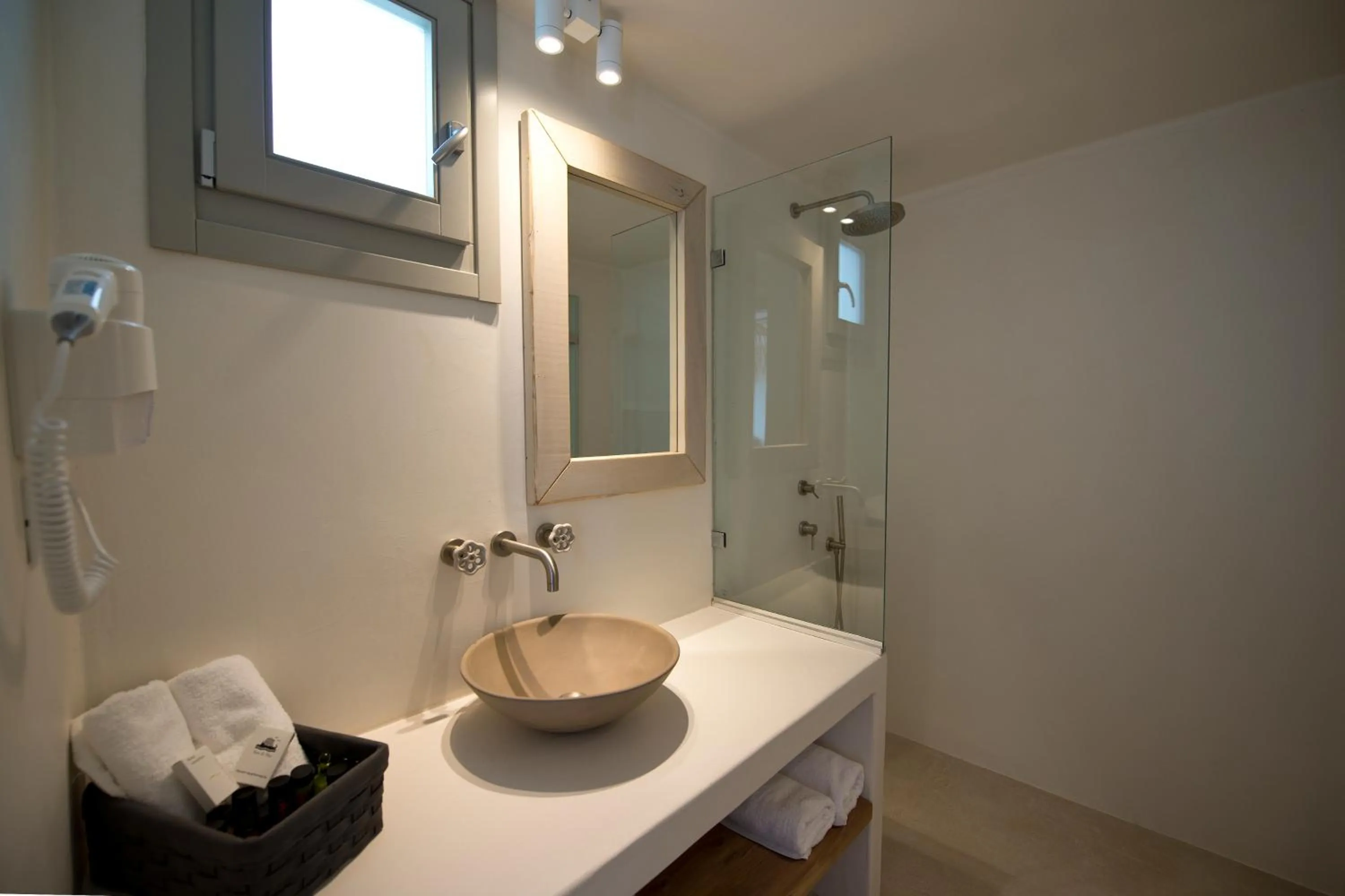Bathroom in Legacy Suites