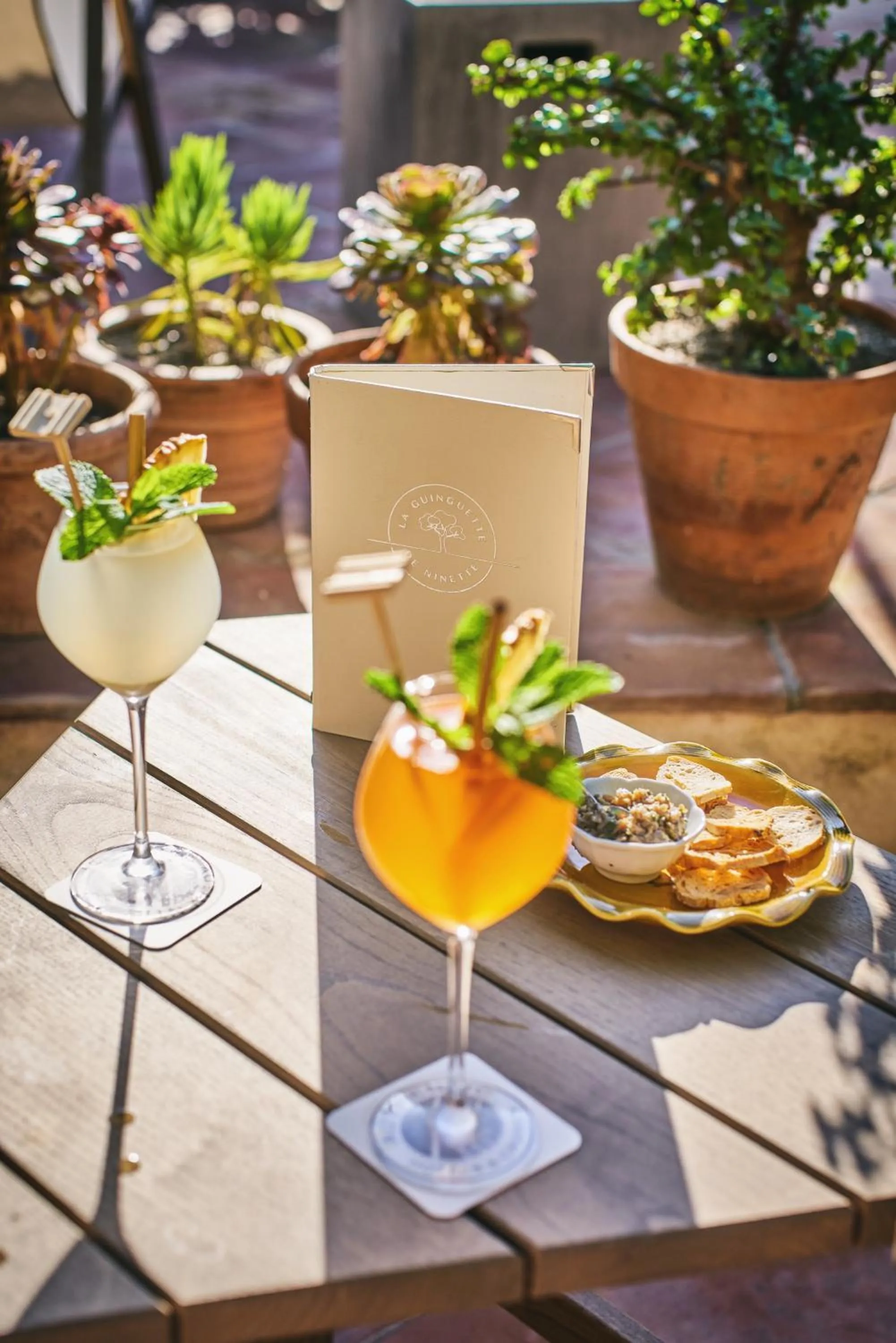 Food and drinks in La Ferme D'Augustin