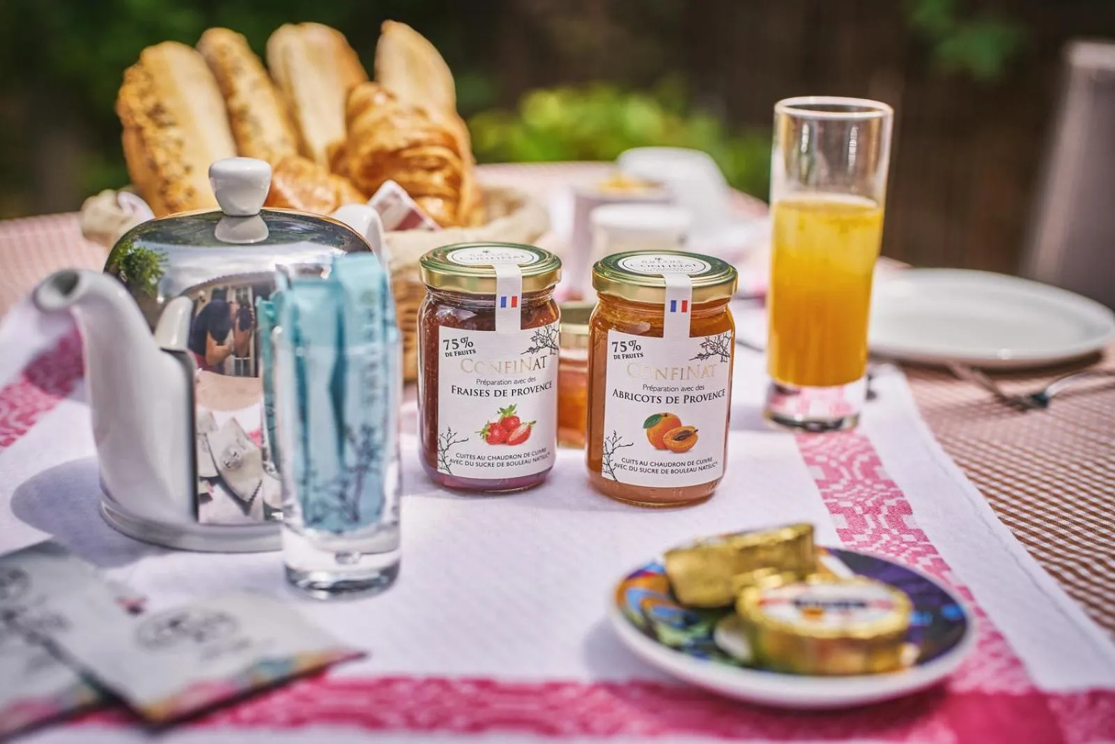 Continental breakfast in La Ferme D'Augustin