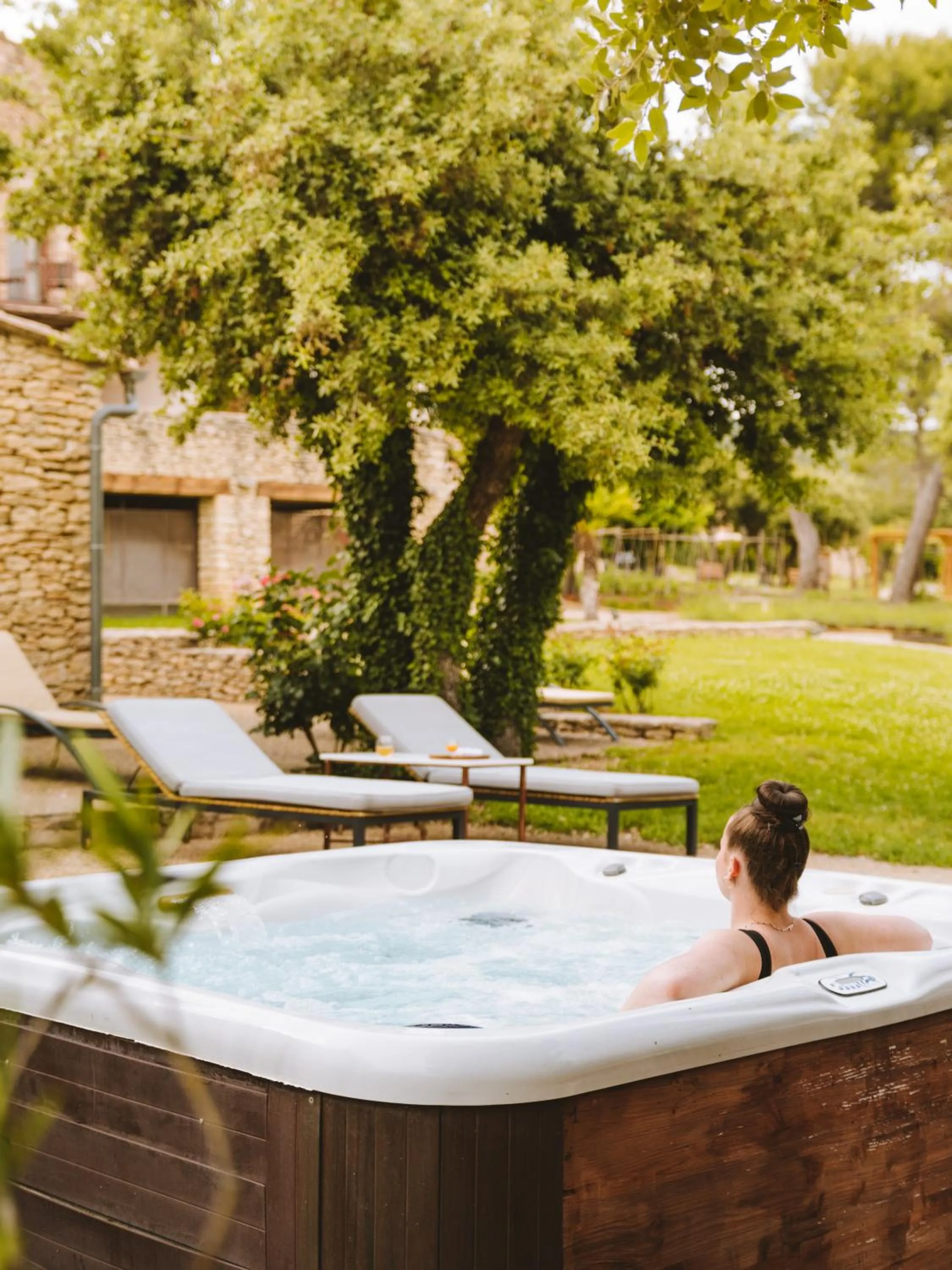 Garden in Le Phébus & Spa – Relais & Châteaux