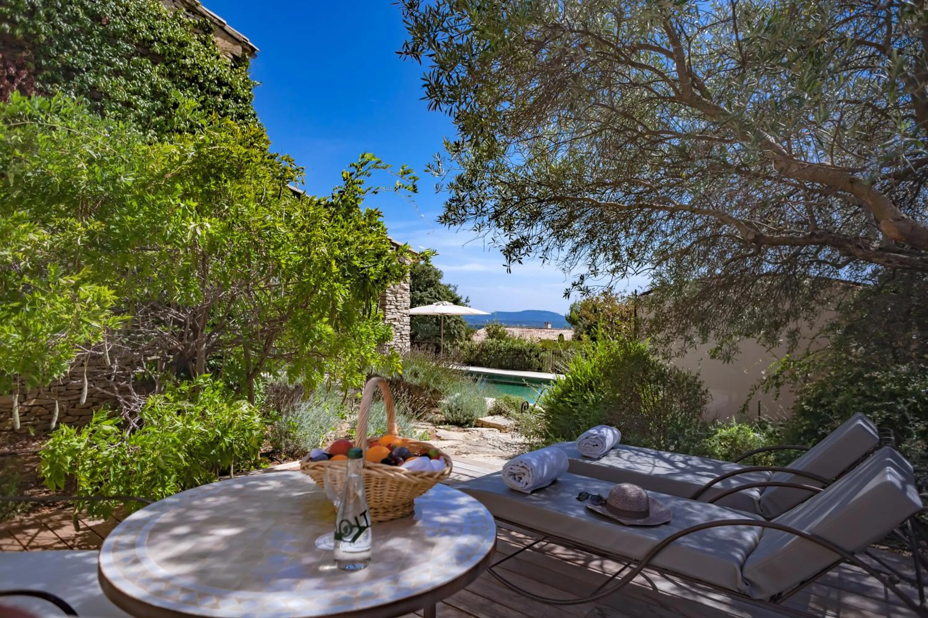 Garden in Le Phébus & Spa – Relais & Châteaux