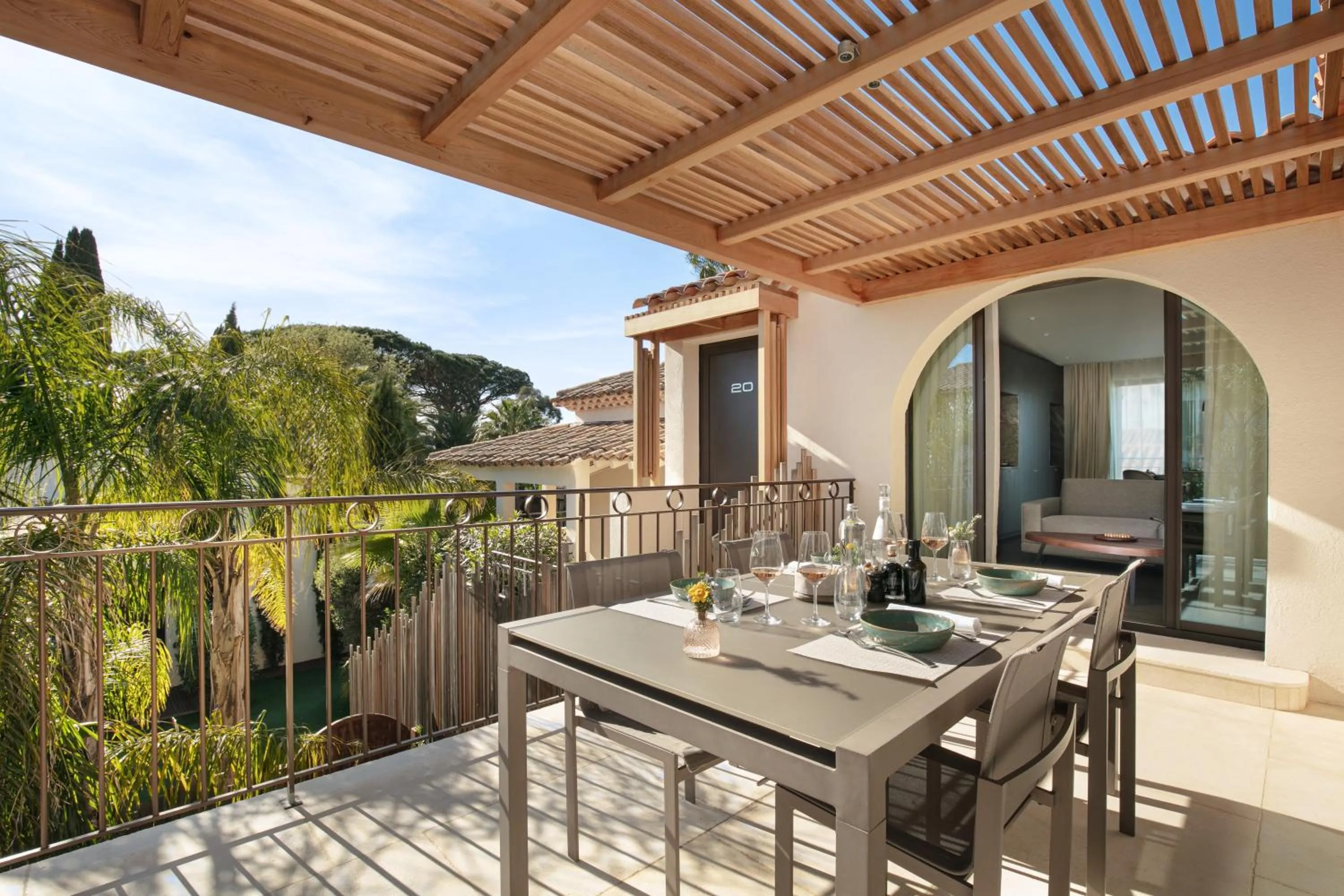 Patio in Villa Cosy, hotel & spa