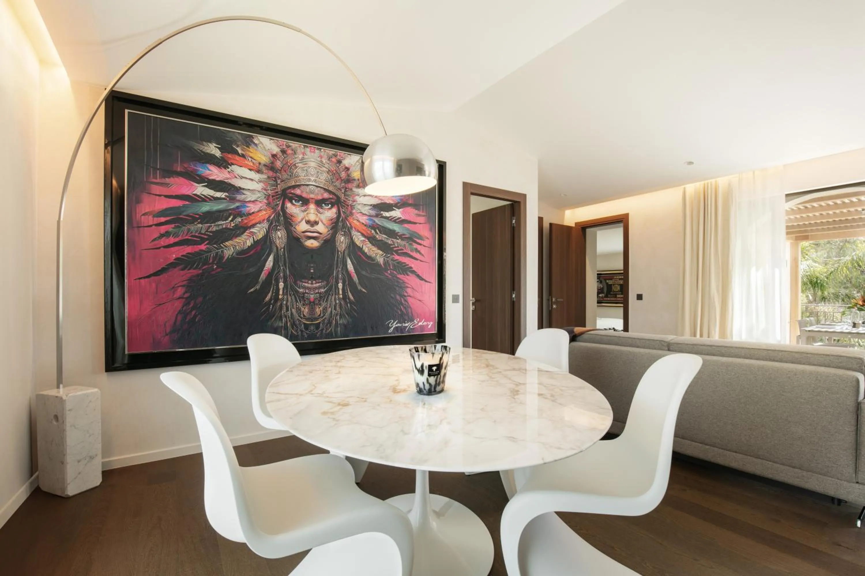 Seating area in Villa Cosy, hotel & spa