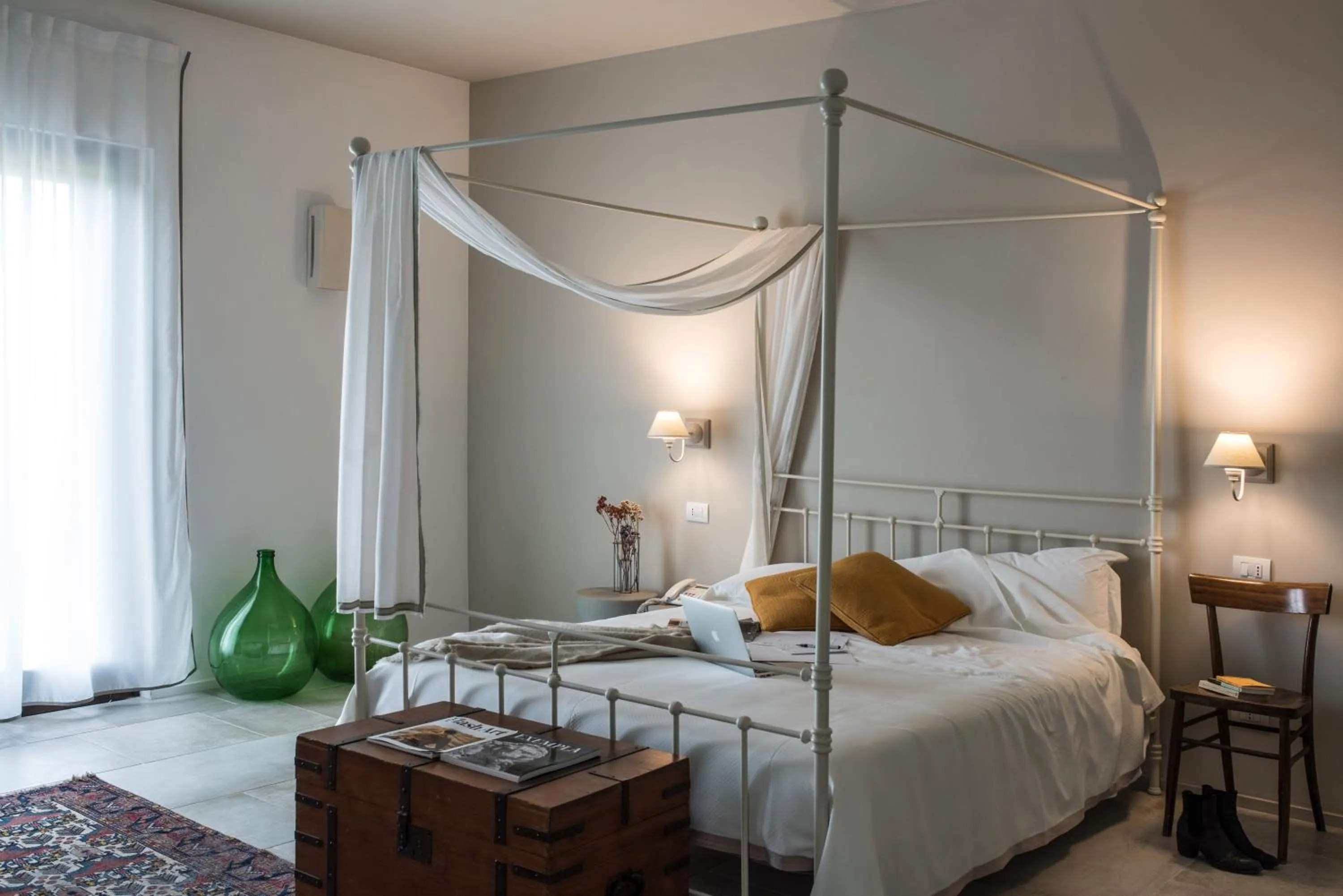 Bedroom, Bed in Masseria Fontana di Vite