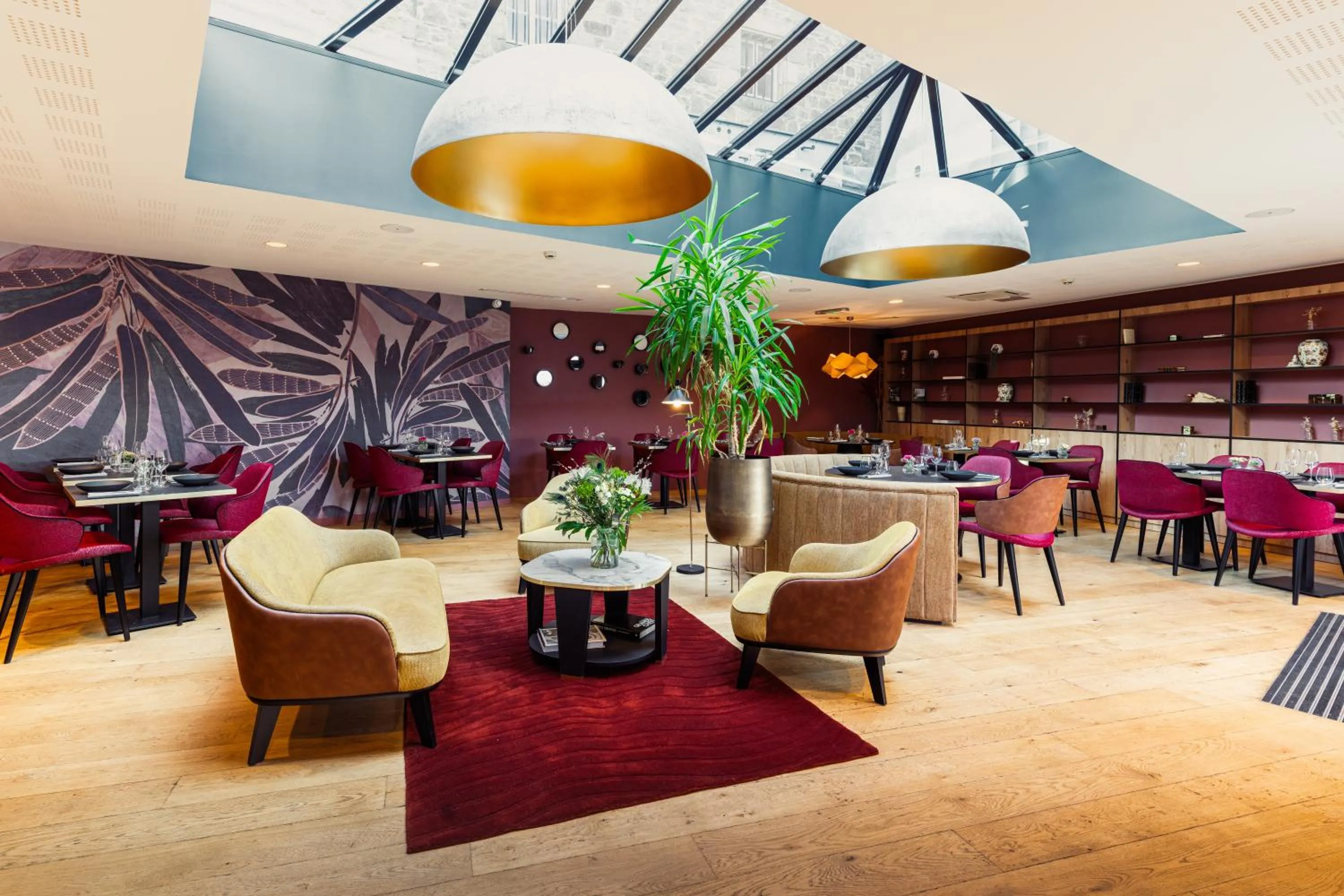 Lounge or bar in Edgar Hôtel & Spa - Table Gastronomique