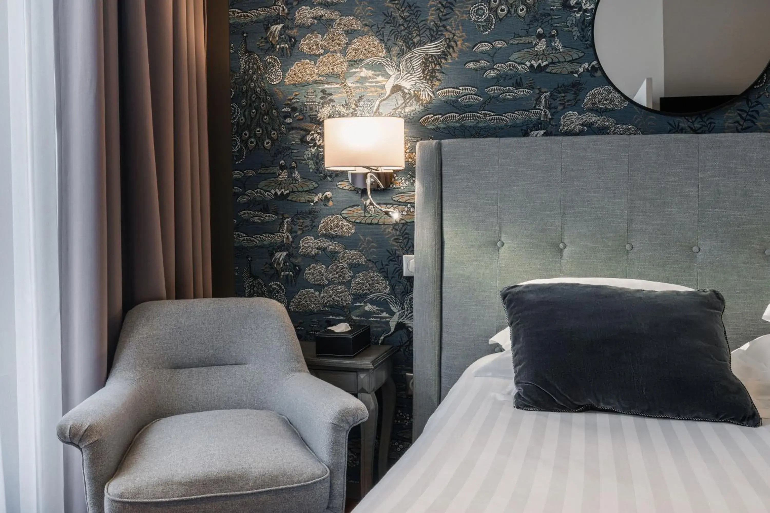 Bedroom, Bed in Edgar Hôtel & Spa - Table Gastronomique Bedroom, Bed in Edgar Hôtel & Spa - Table Gastronomique