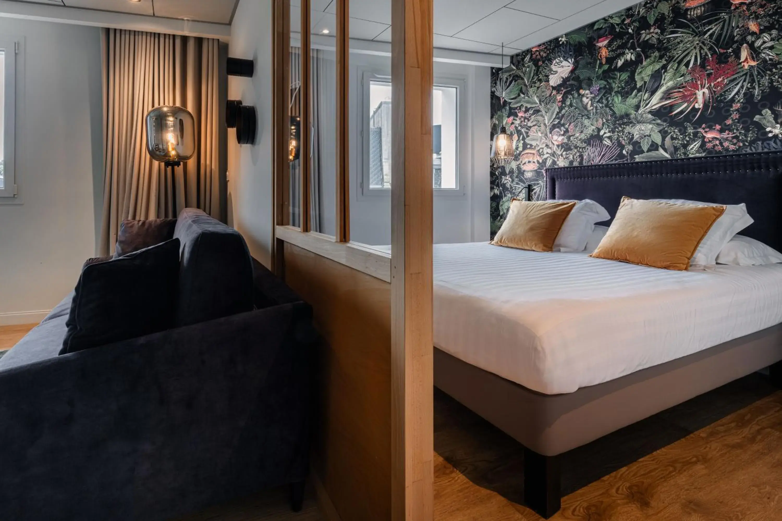 Bedroom, Bed in Edgar Hôtel & Spa - Table Gastronomique Bedroom, Bed in Edgar Hôtel & Spa - Table Gastronomique