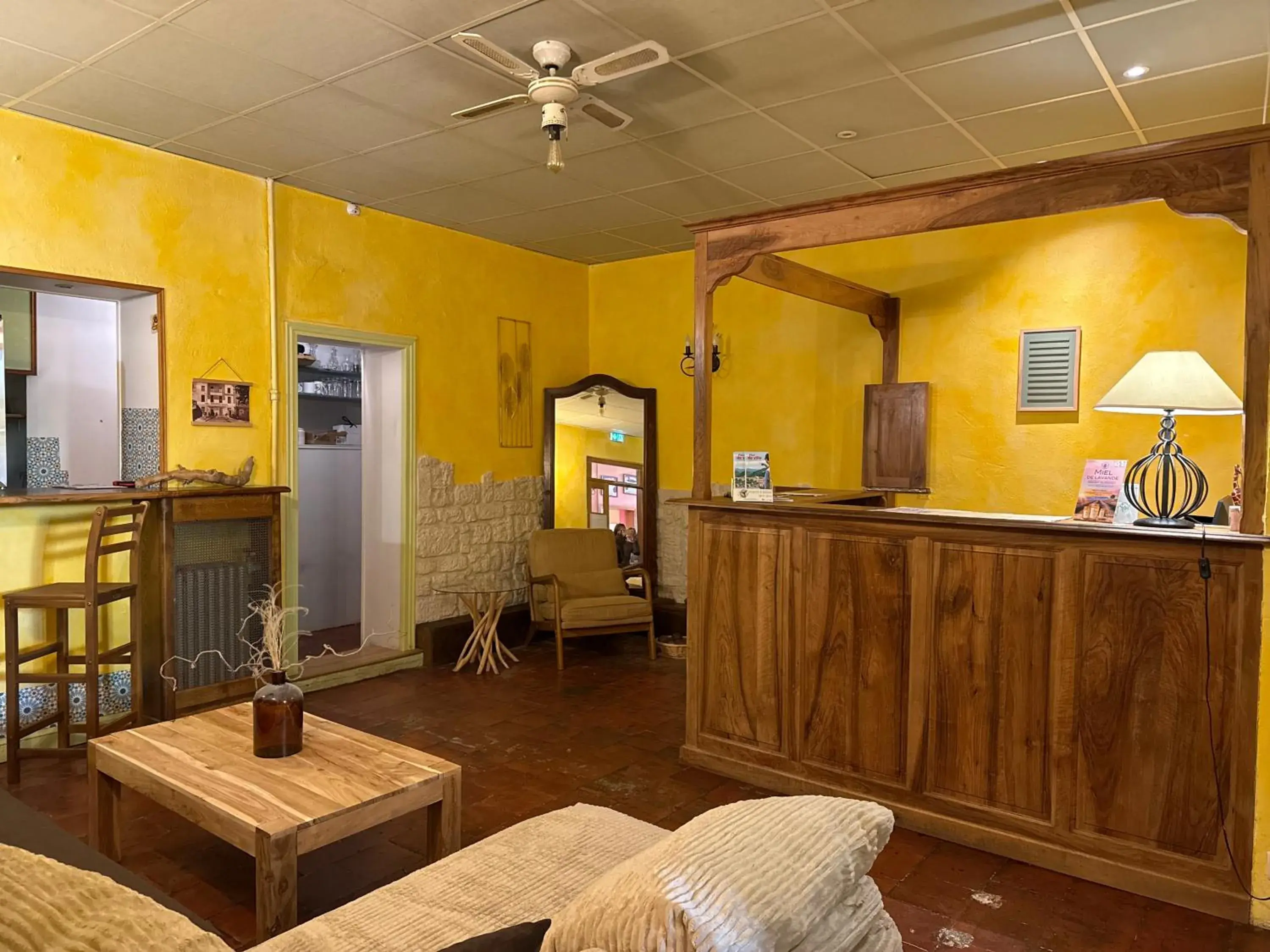 Lobby or reception in Hotel De Provence Lobby or reception in Hotel De Provence