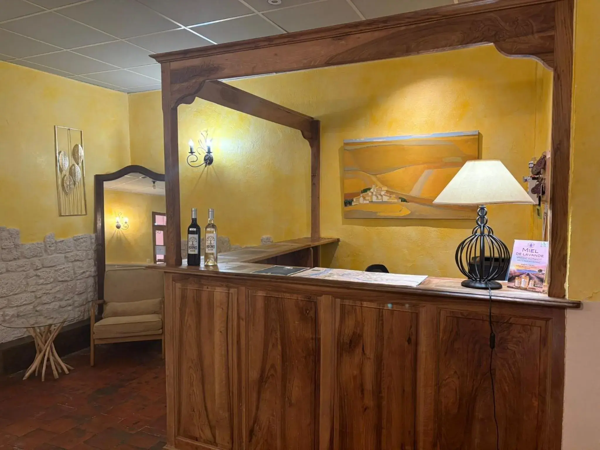 Lobby or reception in Hotel De Provence Lobby or reception in Hotel De Provence
